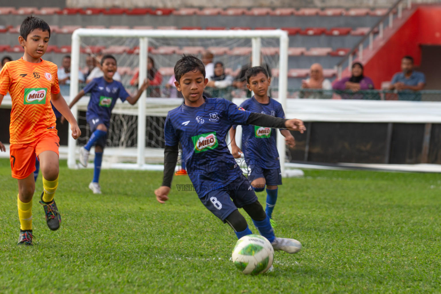 Day 2 of MILO Kids Football Fiesta was held at National Stadium in Male', Maldives on Saturday, 24th February 2024.