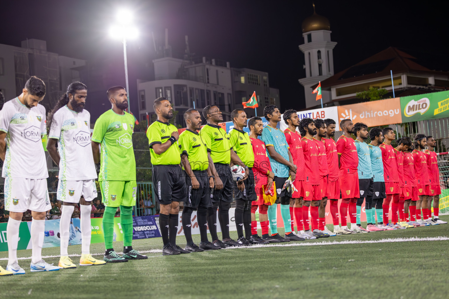 Maldivian vs Club WAMCO in Quarter Finals of Club Maldives Cup 2024 held in Rehendi Futsal Ground, Hulhumale', Maldives on Wednesday, 9th October 2024. Photos: Ismail Thoriq / images.mv