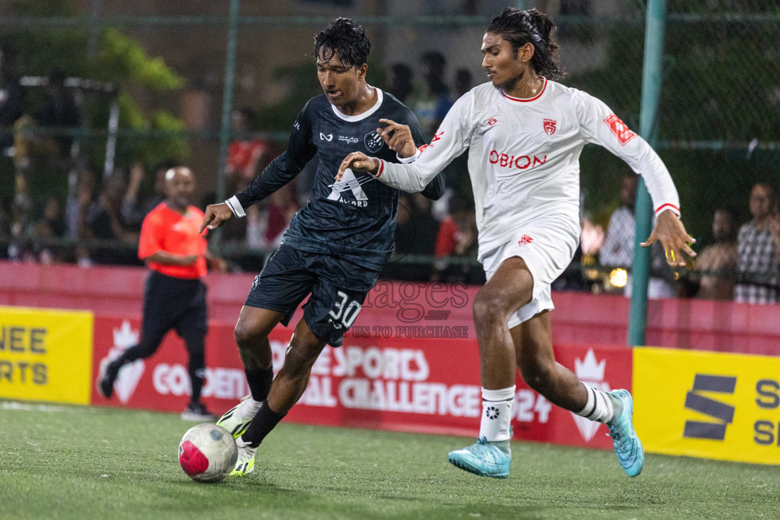 R Hulhudhuffaaru vs R Fainu in Day 10 of Golden Futsal Challenge 2024 was held on Tuesday, 23rd January 2024, in Hulhumale', Maldives Photos: Nausham Waheed / images.mv