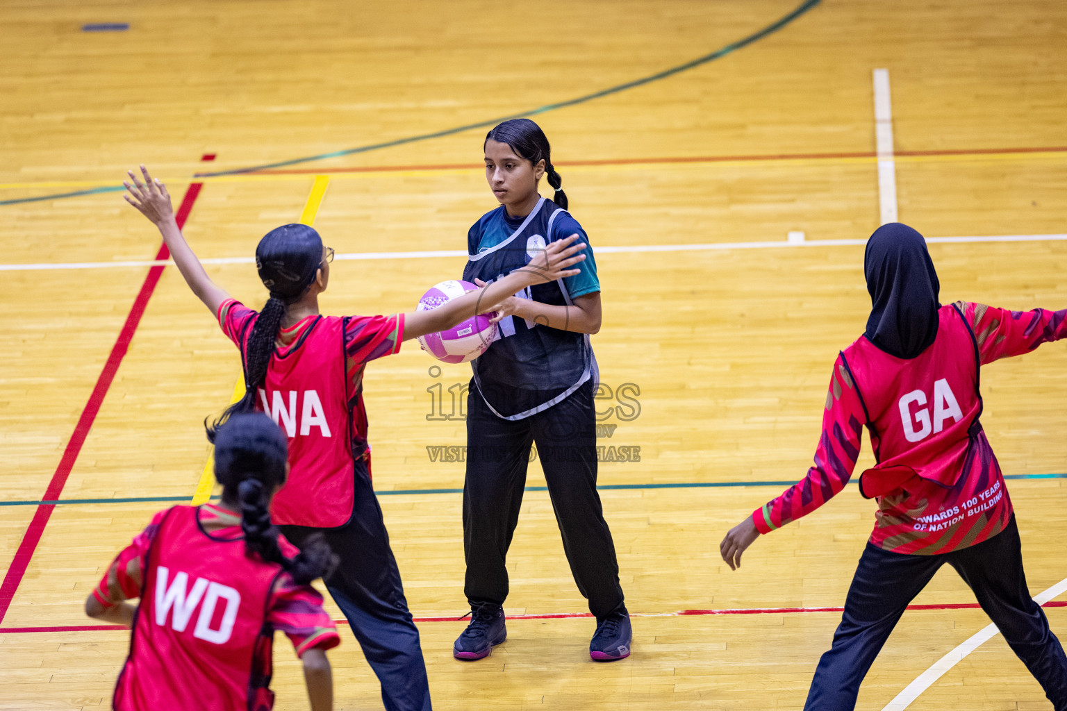 Day 13 of 26th Inter-School Netball Tournament 2025 was held in Social Center Indoor Hall on Saturday, 1st November 2025. 
Photos: Hassan Simah / images.mv