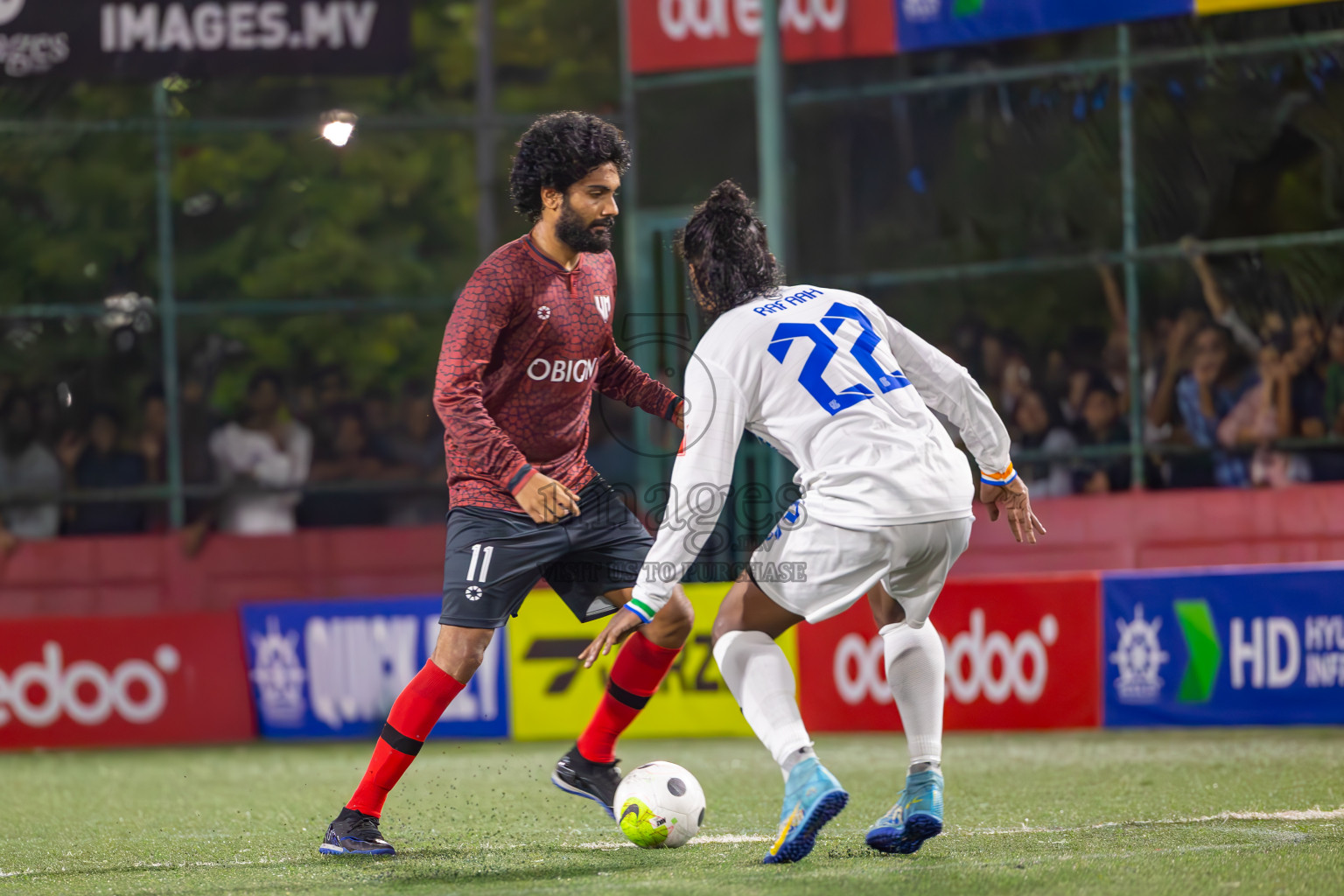 Vilimale vs S Hithadhoo in Quarter Finals of Golden Futsal Challenge 2024 which was held on Friday, 1st March 2024, in Hulhumale', Maldives Photos: Ismail Thoriq / images.mv