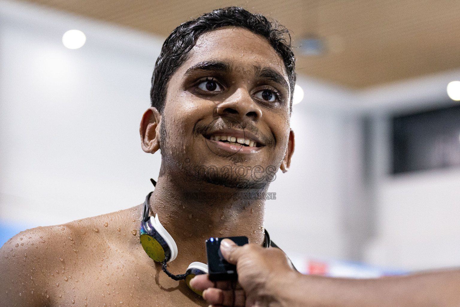 Day 4 of 20th Inter-school Swimming Competition 2024 held in Hulhumale', Maldives on Tuesday, 15th October 2024. Photos: Ismail Thoriq / images.mv