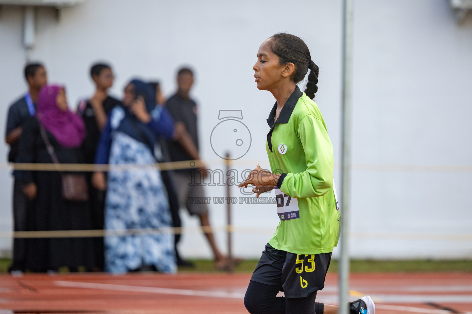 Day 1 of MWSC Interschool Athletics Championships 2024 held in Hulhumale Running Track, Hulhumale, Maldives on Saturday, 9th November 2024. 
Photos by: Ismail Thoriq, Hassan Simah / Images.mv