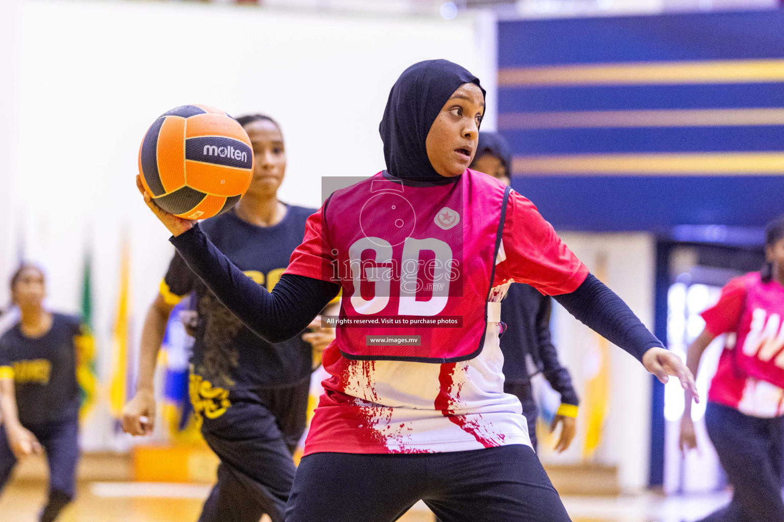 Day4 of 24th Interschool Netball Tournament 2023 was held in Social Center, Male', Maldives on 30th October 2023. Photos: Nausham Waheed / images.mv