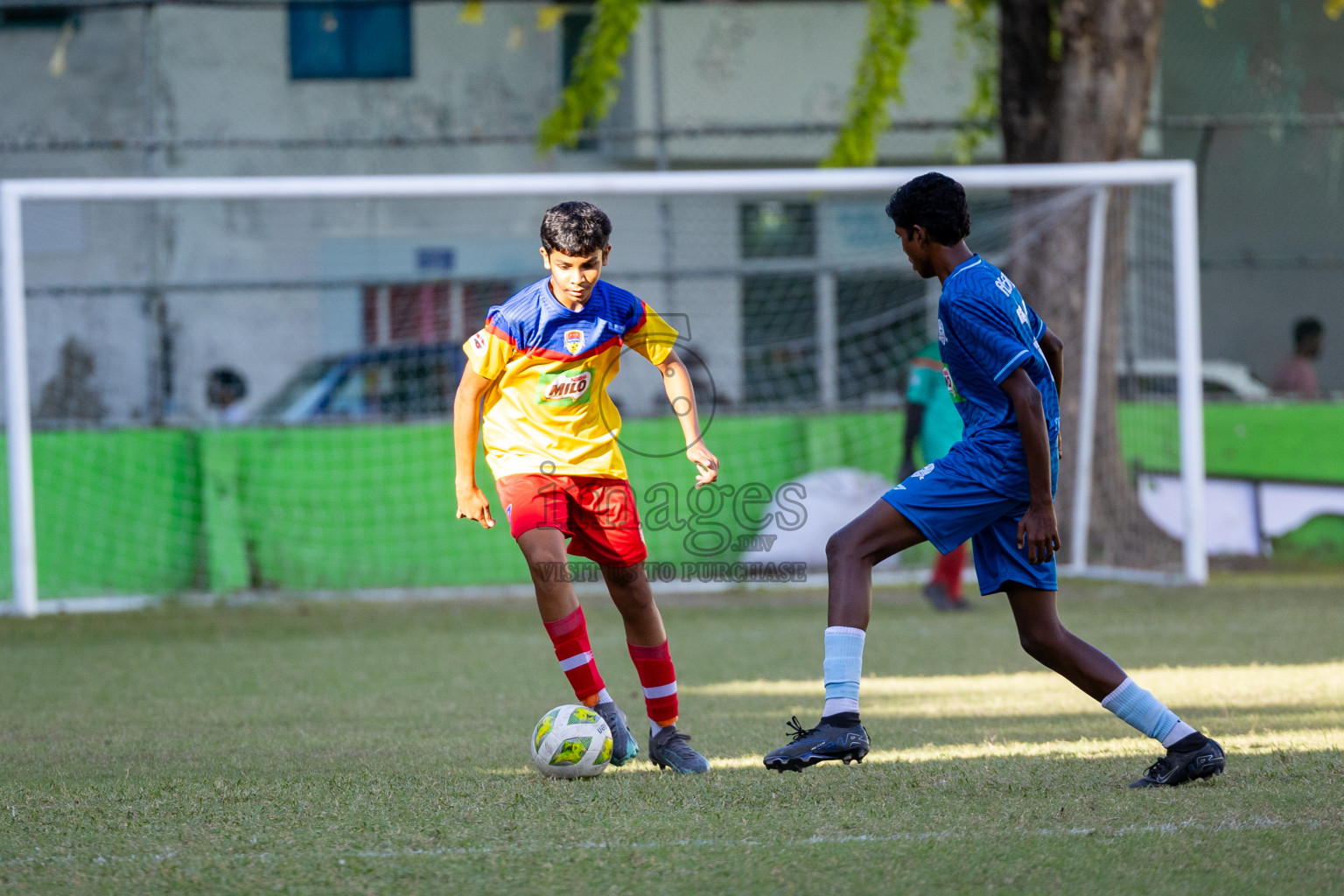 Day 3 of MILO Academy Championship 2024 (U-14) was held in Henveyru Stadium, Male', Maldives on Saturday, 2nd November 2024.
Photos: Ismail Thoriq, Images.mv