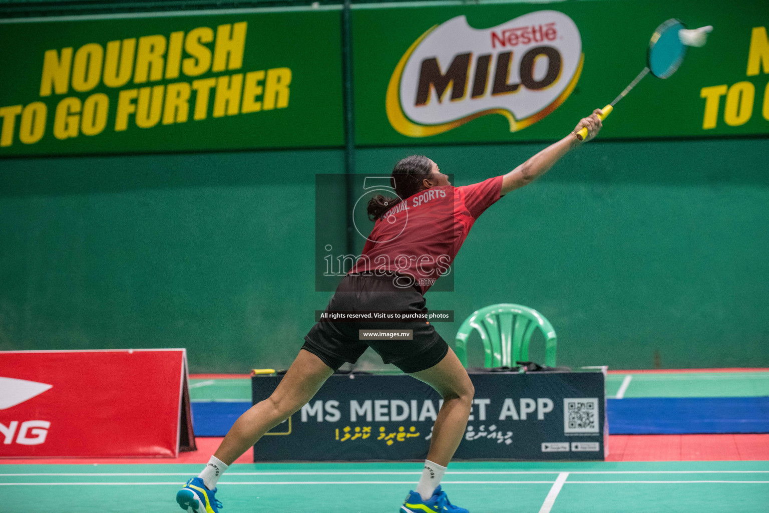 Final of Badminton association mixed group championship 2021 held in Male', Maldives Photos by Nausham Waheed