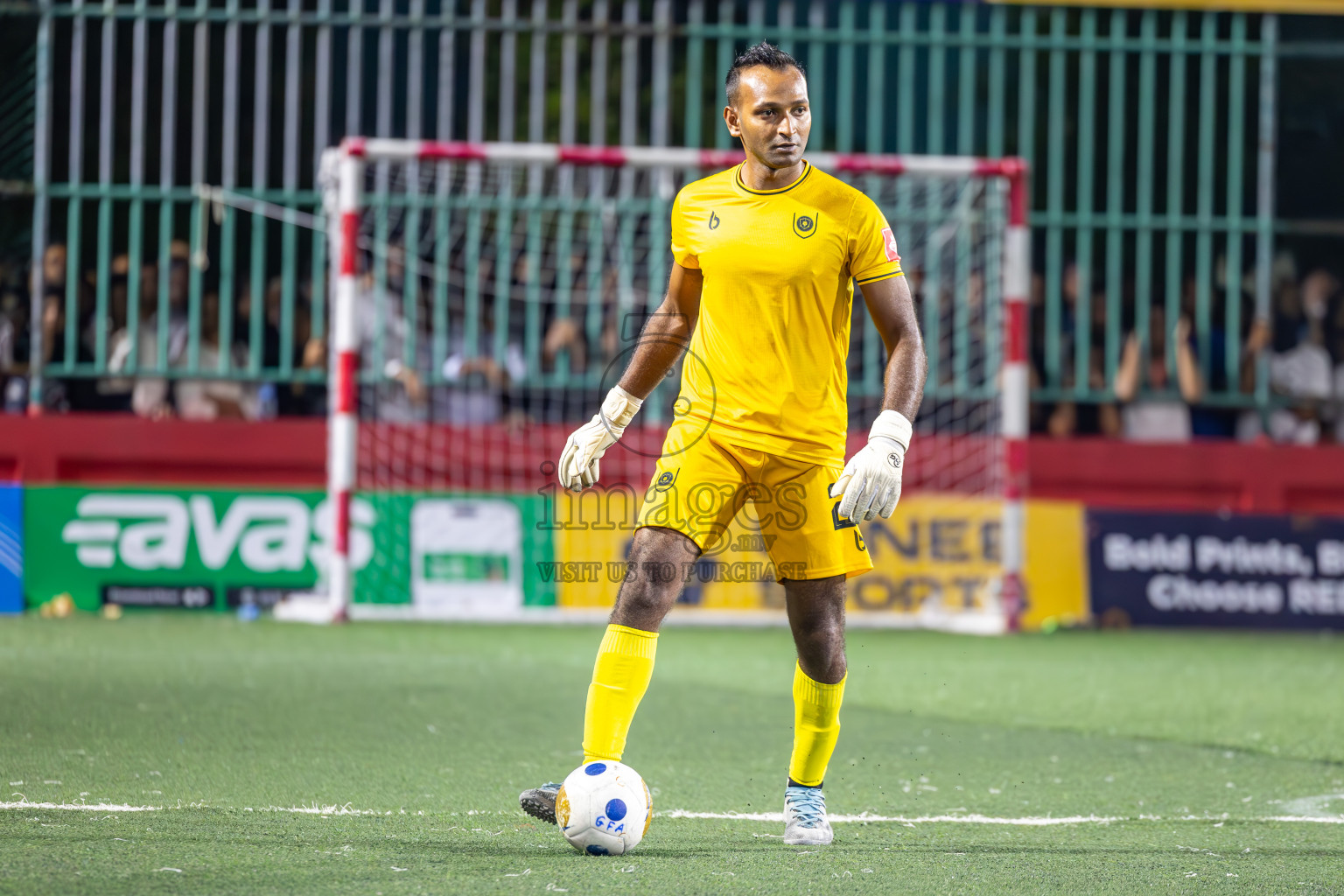 R Dhuvaafaru vs R Inguraidhoo in Raa Atoll Final in Day 24 of Golden Futsal Challenge 2025 was held on Tuesday , 28th January 2025, in Hulhumale', Maldives. Photos: Ismail Thoriq / images.mv
