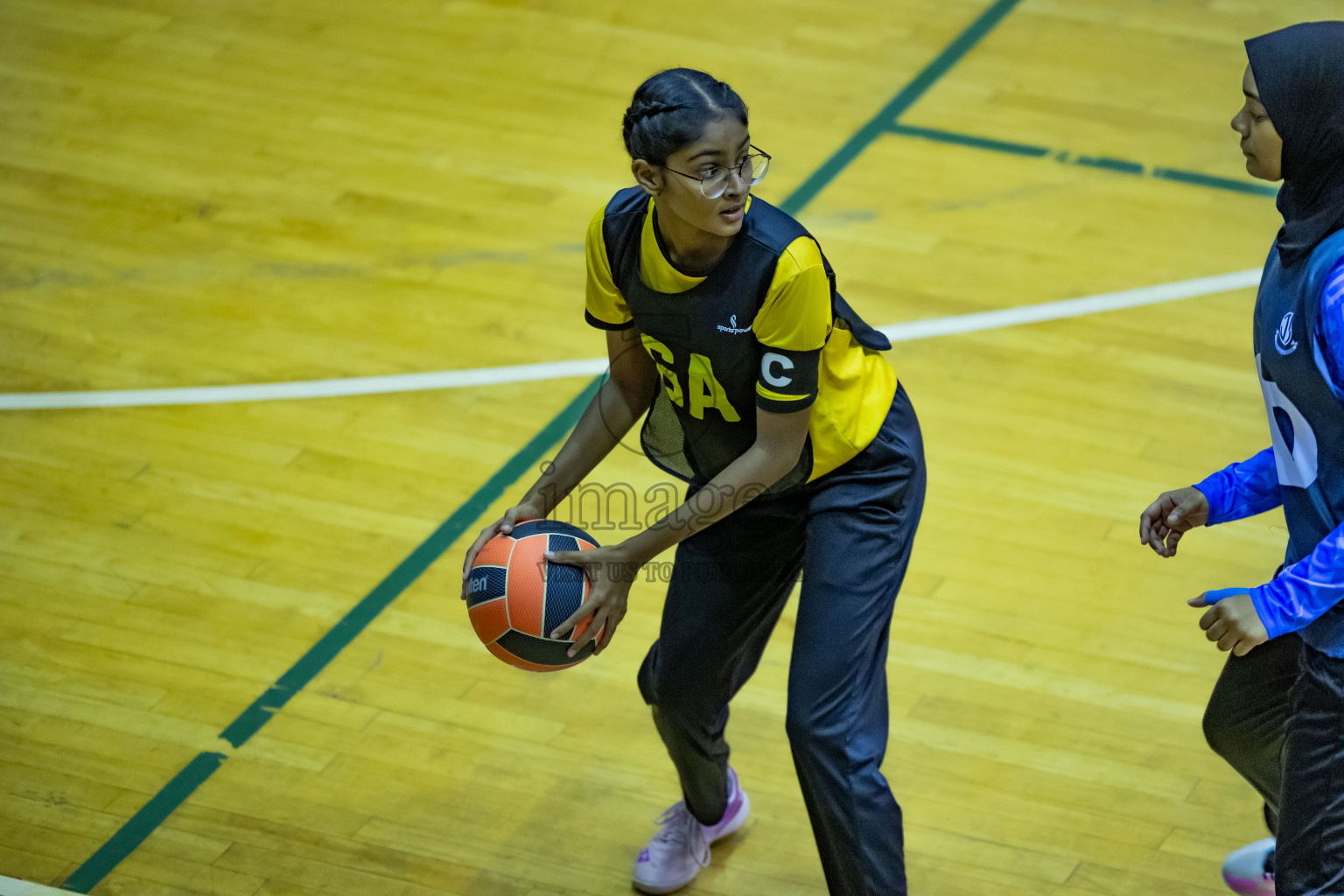 Day 12 of 25th Inter-School Netball Tournament was held in Social Center at Male', Maldives on Thursday, 22nd August 2024.