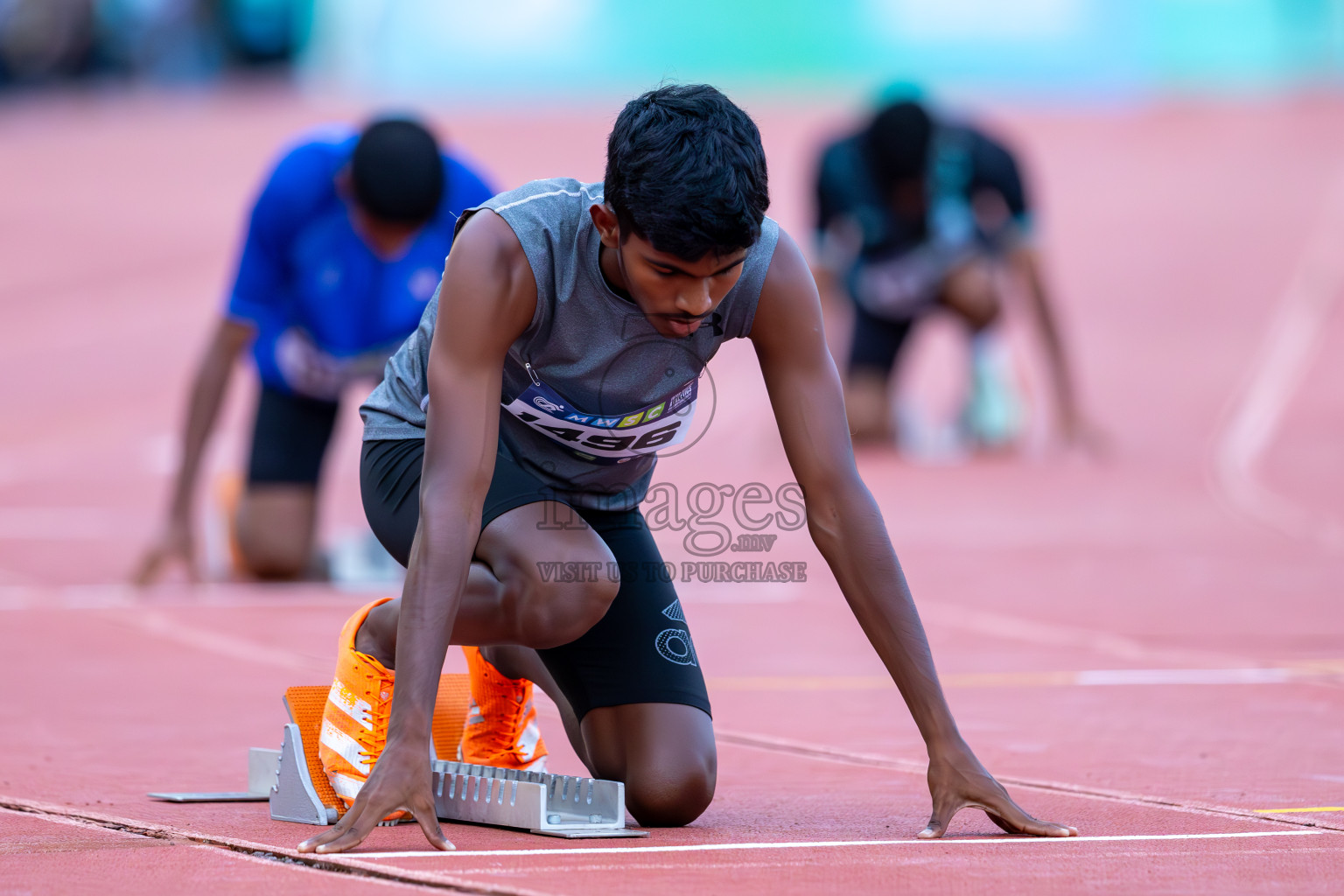 Day 2 of MWSC Interschool Athletics Championships 2024 held in Hulhumale Running Track, Hulhumale, Maldives on Sunday, 10th November 2024. Photos by: Ismail Thoriq / Images.mv