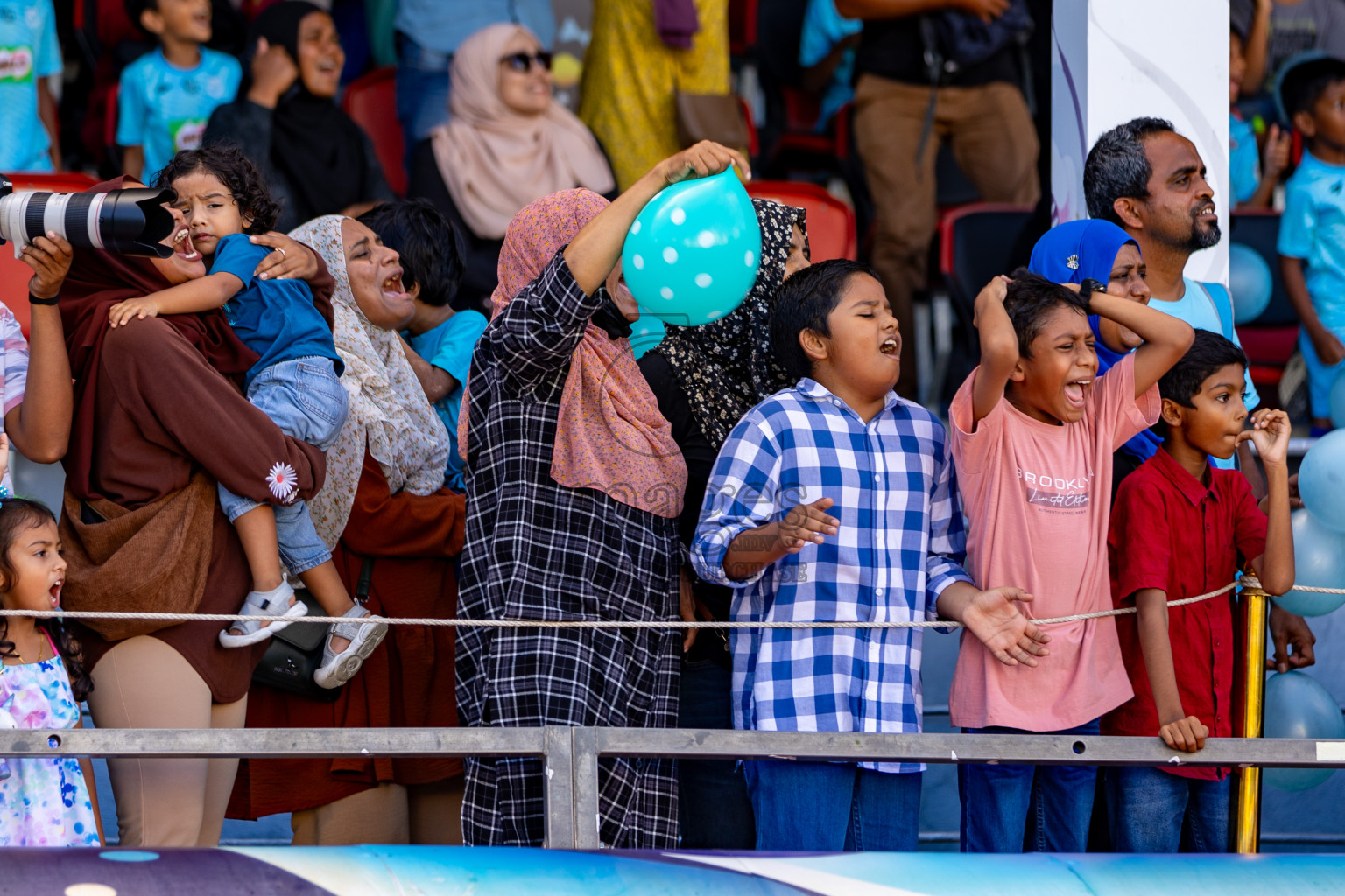 Day 2 of MILO Kids Football Fiesta was held at National Stadium in Male', Maldives on Saturday, 24th February 2024.