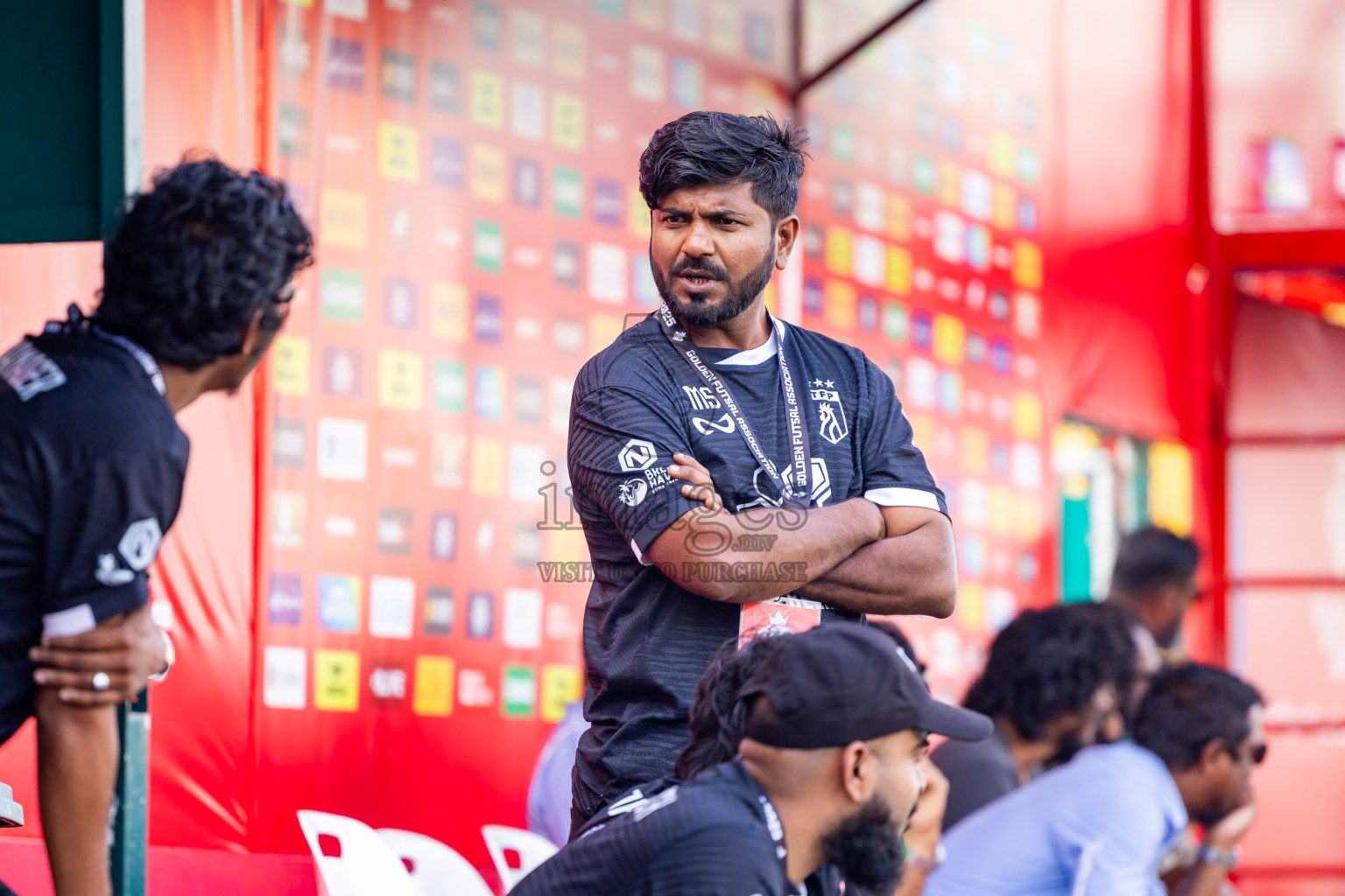 Th Thimarafushi vs Th Vilufushi in Day 14 of Golden Futsal Challenge 2025 was held on Saturday, 18th January 2025, in Hulhumale', Maldives. Photos: Nausham Waheed / images.mv