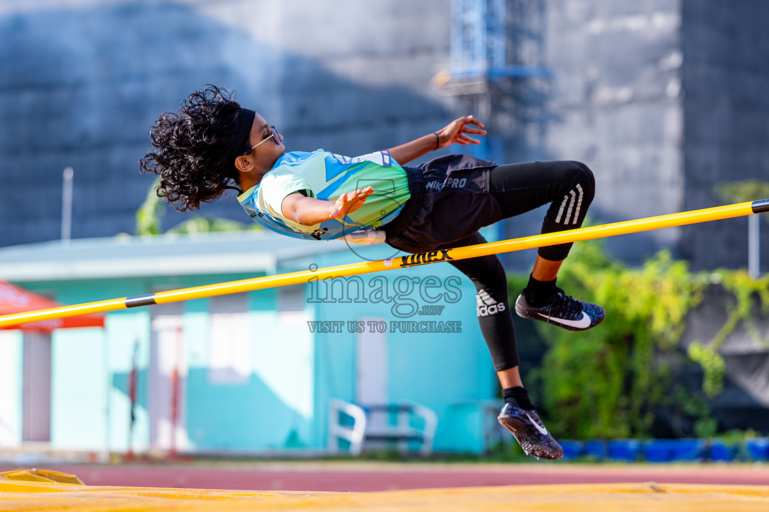 Day 3 of MWSC Interschool Athletics Championships 2024 held in Hulhumale Running Track, Hulhumale, Maldives on Monday, 11th November 2024. Photos by: Nausham Waheed / Images.mv