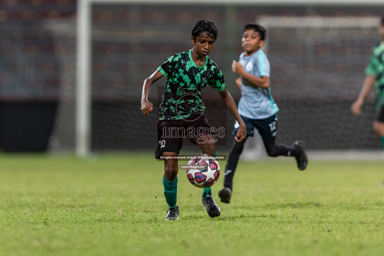 Kalaafaanu School vs Ahmadhiyya International School in the Final of FAM U13 Inter School Football Tournament 2022/23 was held in National Football Stadium on Sunday, 11th June 2023. Photos: Ismail Thoriq / images.mv