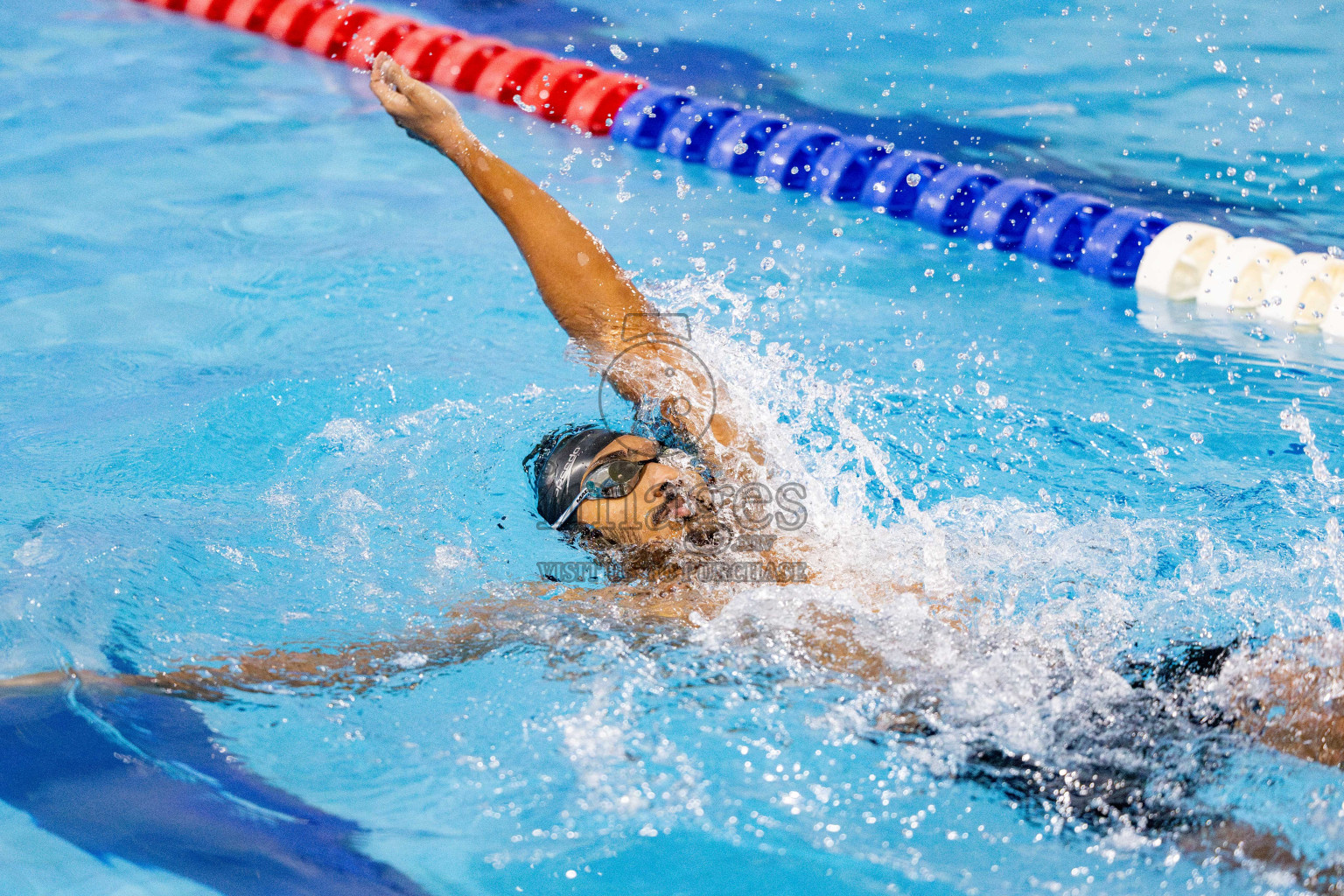 Day 4 of National Swimming Championship 2024 held in Hulhumale', Maldives on Monday, 16th December 2024. Photos: Hassan Simah / images.mv