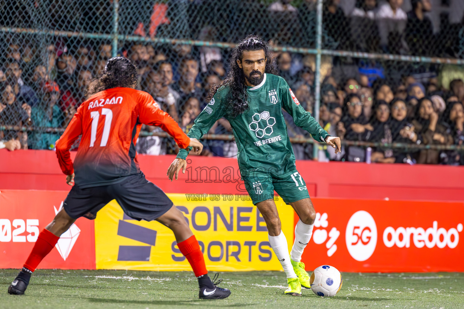 L Gan vs Th Thimarafushi in Zone Round on Day 30 of Golden Futsal Challenge 2025 was held on Monday , 3rd February 2025, in Hulhumale', Maldives.
Photos: Ismail Thoriq / images.mv