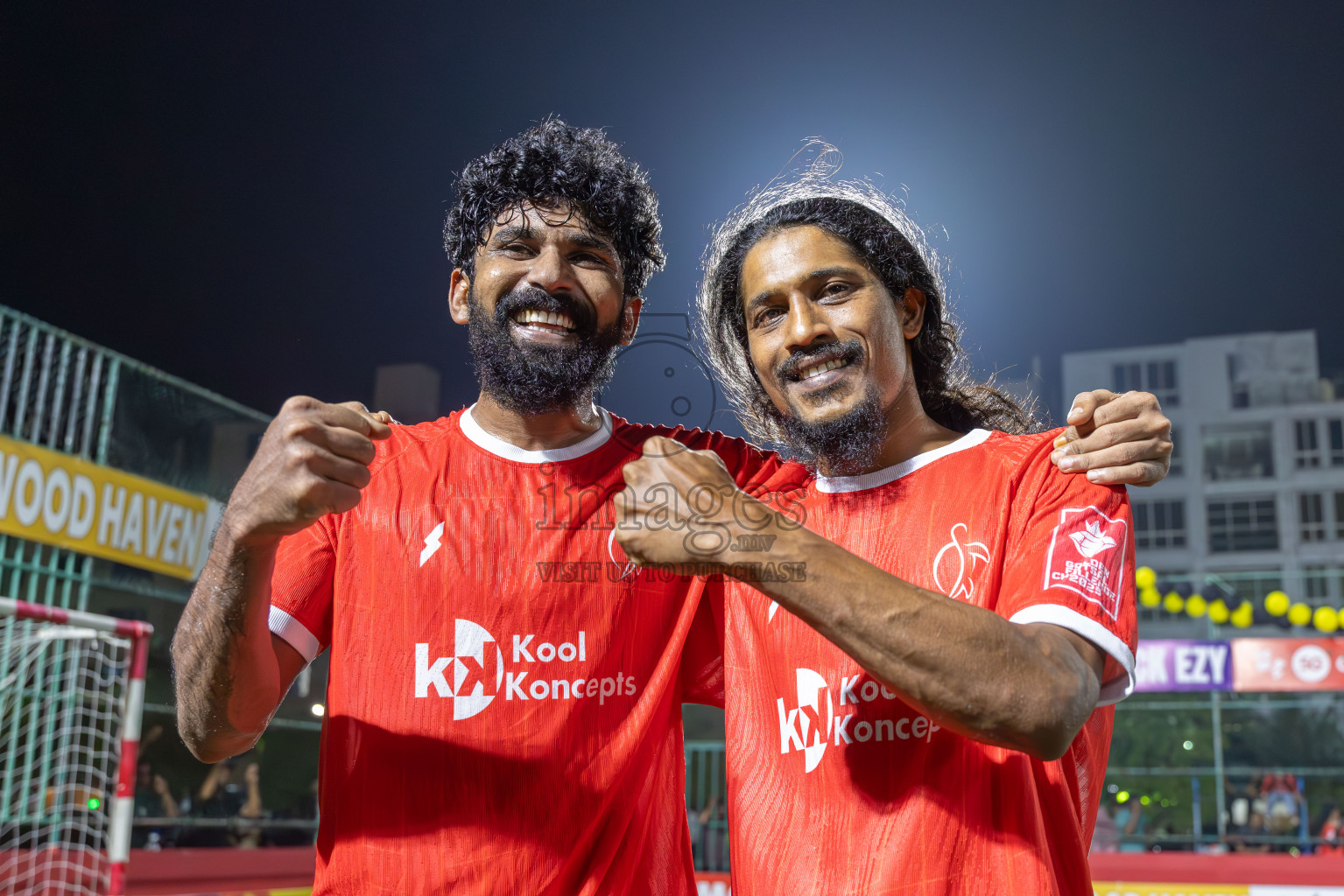F Dhanraboodhoo vs F Magoodhoo in Faafu Atoll Finals in Day 25 of Golden Futsal Challenge 2025 was held on Wednesday , 28th January 2025, in Hulhumale', Maldives. Photos: Abdulla Abeed / images.mv