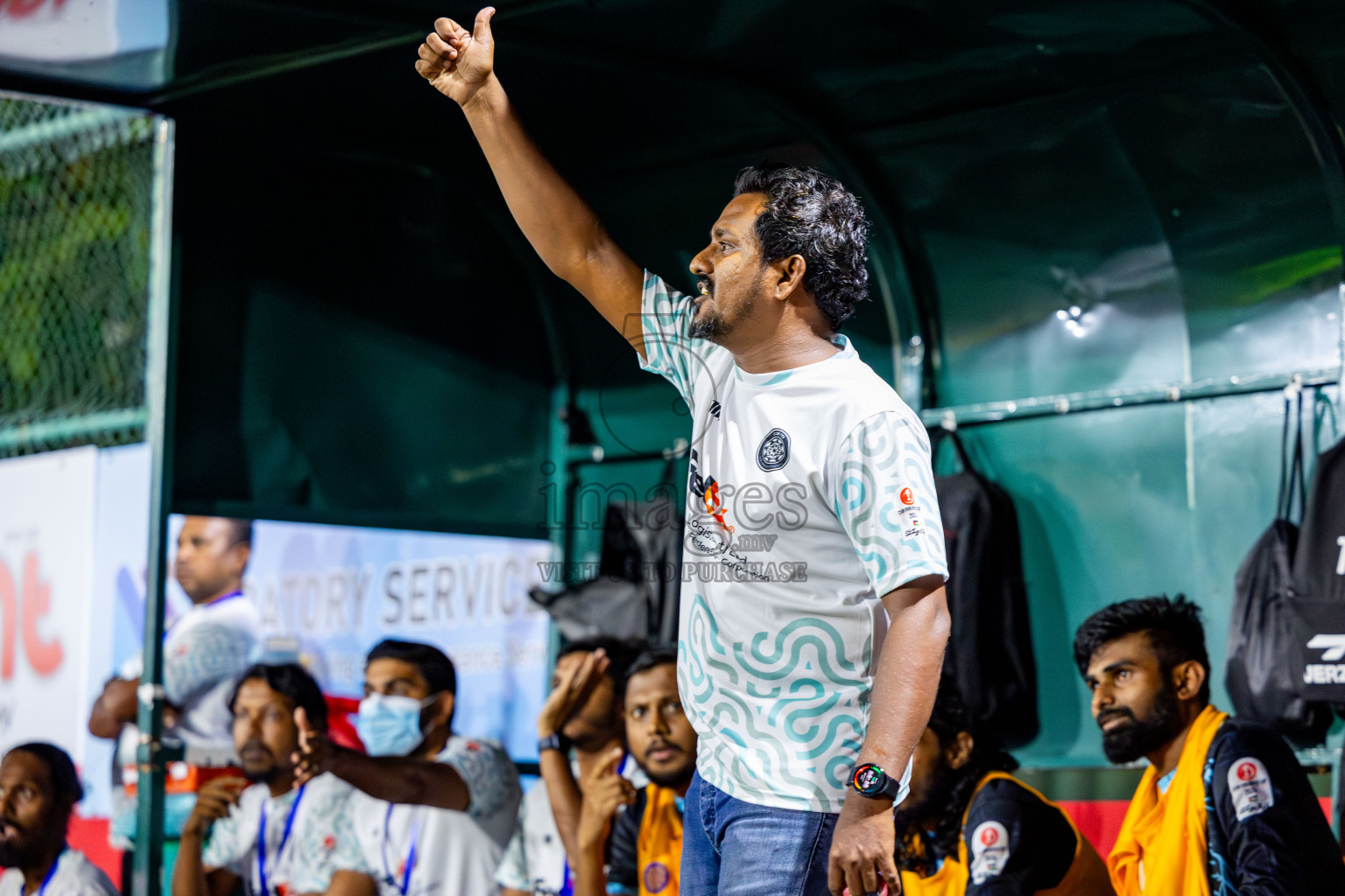 RRC vs Club TTS in Round of 16 of Club Maldives Cup 2024 held in Rehendi Futsal Ground, Hulhumale', Maldives on Tuesday, 8th October 2024. Photos: Nausham Waheed / images.mv