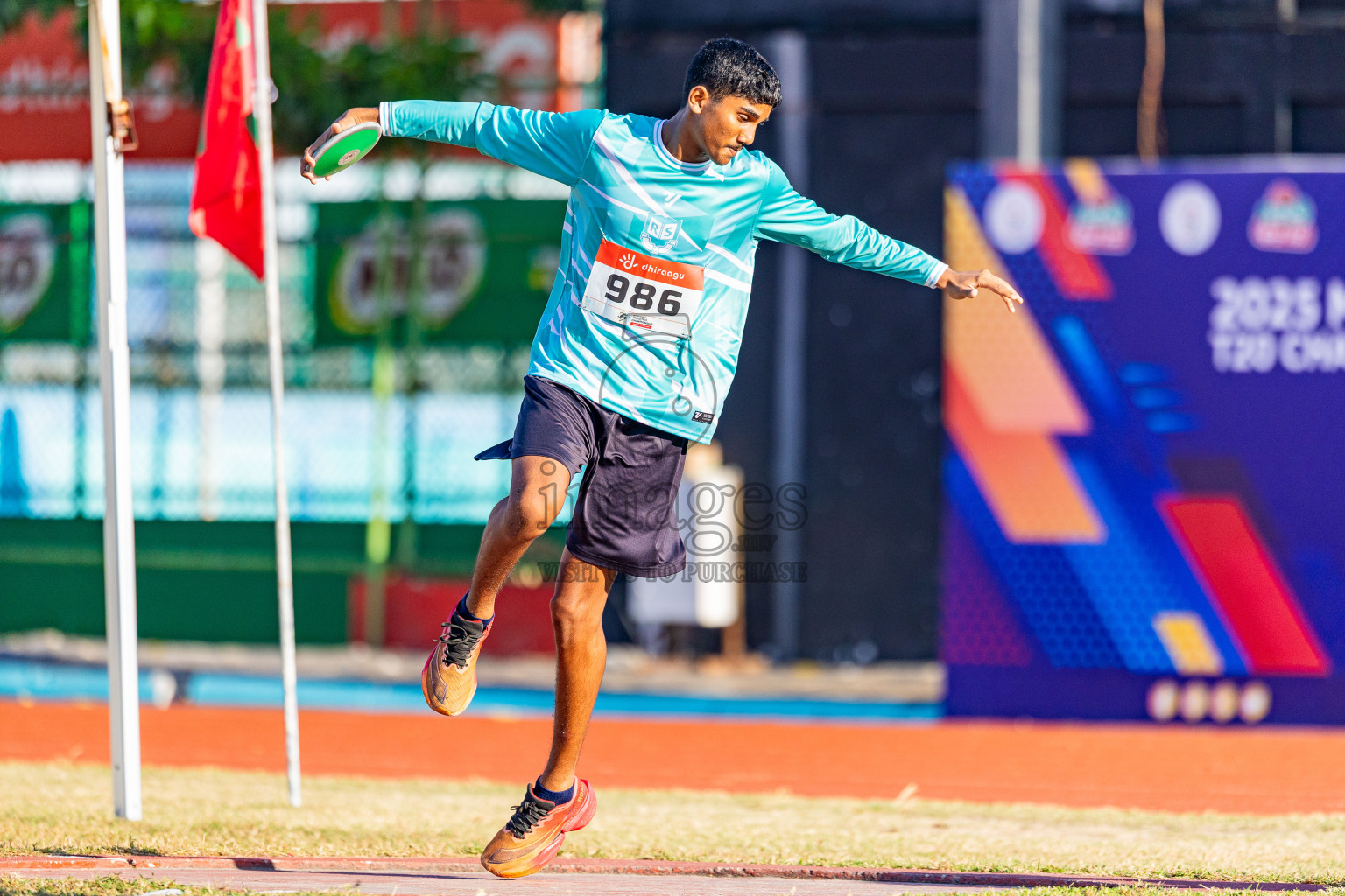 Day 1 of Inter-school Athletics Championship 2025 held in Ekuveni Synthetic Track, Male', Maldives on Monday, 06th October 2025. Photos by: Areef Adam  / Images.mv
