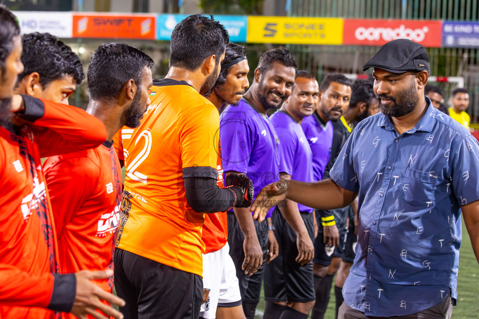 L Maamendhoo vs L Hithadhoo in Day 20 of Golden Futsal Challenge 2024 was held on Saturday , 3rd February 2024 in Hulhumale', Maldives Photos: Ismail Thoriq / images.mv