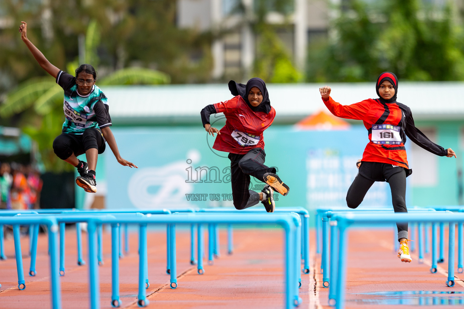 Day 2 of MWSC Interschool Athletics Championships 2024 held in Hulhumale Running Track, Hulhumale, Maldives on Sunday, 10th November 2024.
Photos by: Ismail Thoriq / Images.mv