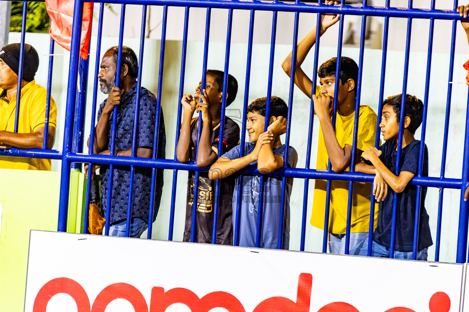 United V vs CC Sports Club in Semi Final of Eydhafushi Futsal Cup 2024 was held on Monday , 15th April 2024, in B Eydhafushi, Maldives Photos: Nausham Waheed / images.mv