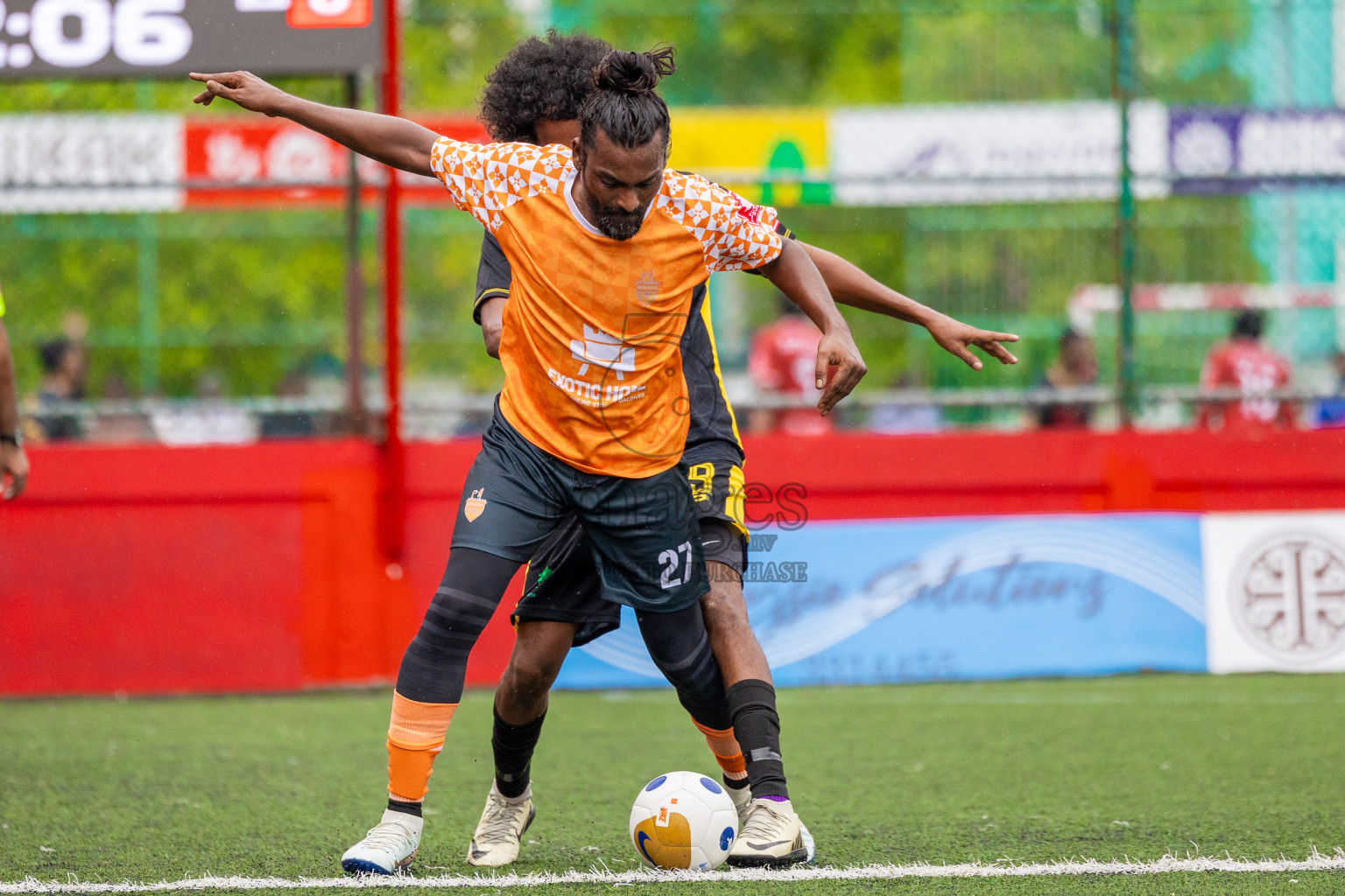ADh Dhangethi vs ADh Hangnaameedhoo in Day 10 of Golden Futsal Challenge 2025 was held on Tuesday, 14th January 2025, in Hulhumale', Maldives Photos: Shuu Abdul Sattar / images.mv