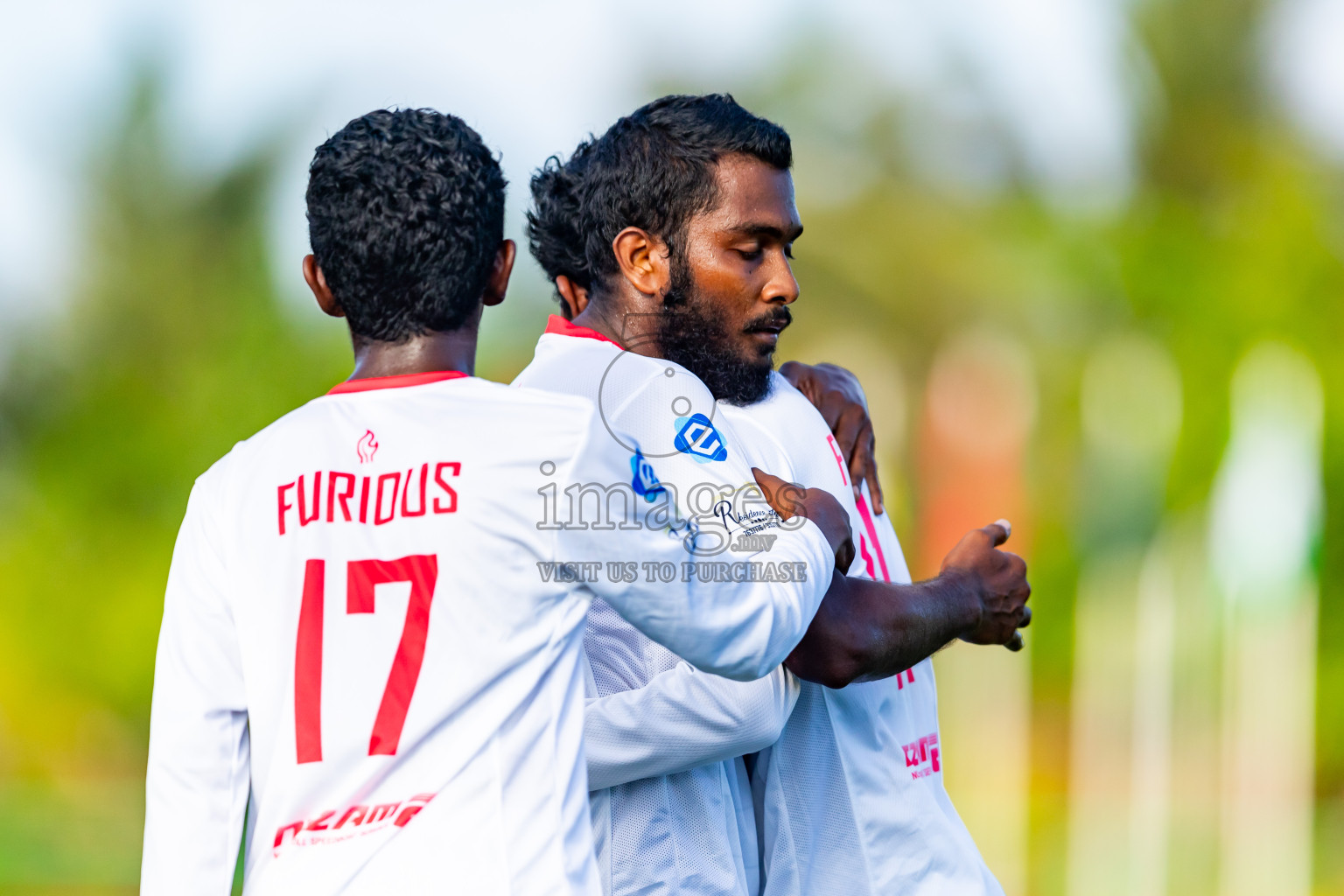 Furious FC vs JT Sports from Manadhoo Council Cup 2024 in N Manadhoo Maldives on Saturday, 24th February 2023. Photos: Nausham Waheed / images.mv