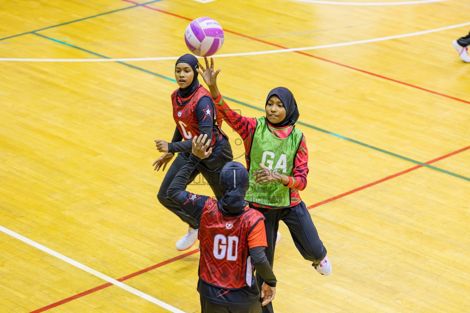 Day 15 of 26th Inter-School Netball Tournament 2025 was held in Social Center Indoor Hall on Thursday, 6th November 2025. Photos: Areef Adam / images.mv