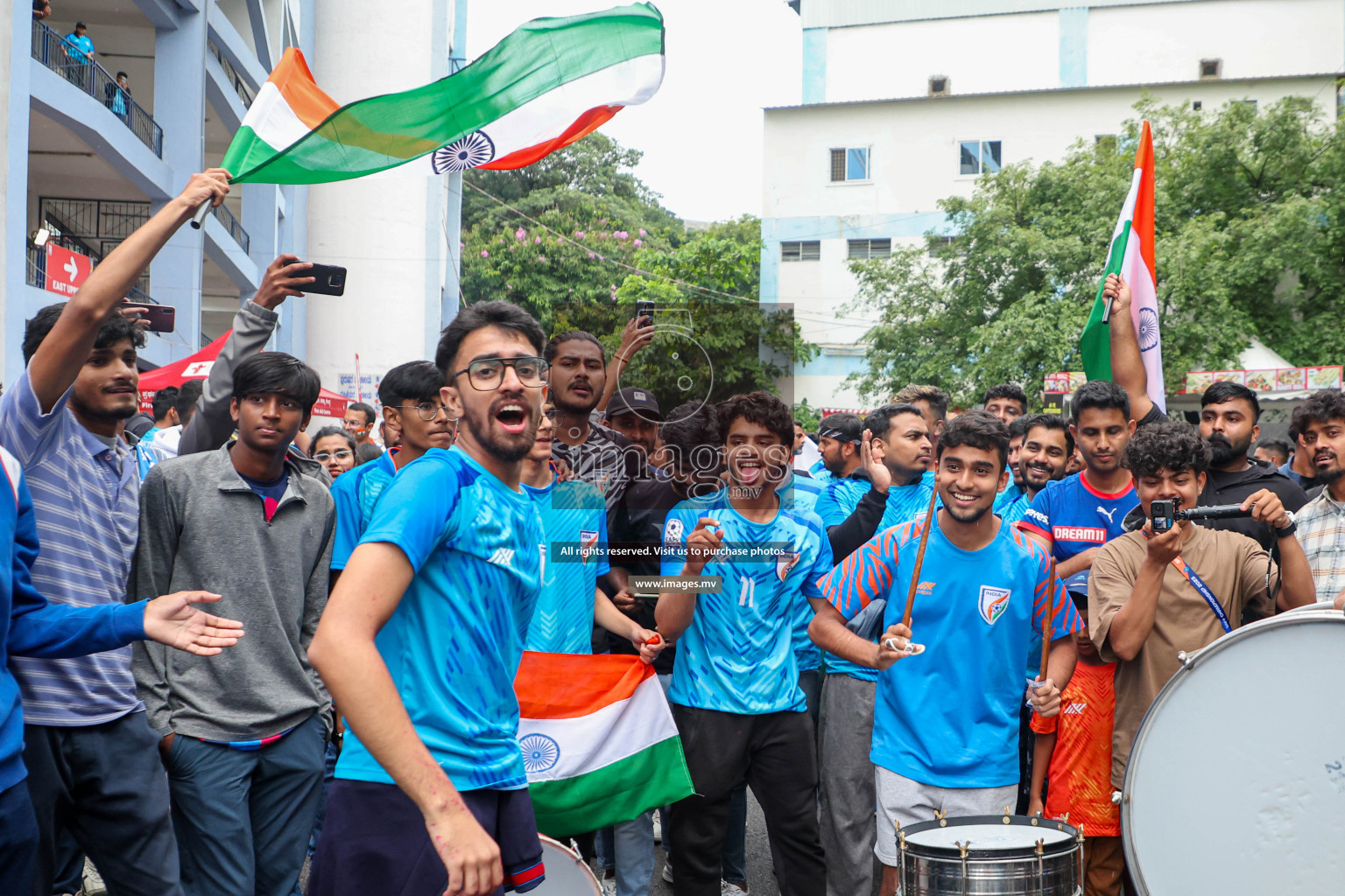 Kuwait vs India in the Final of SAFF Championship 2023 held in Sree Kanteerava Stadium, Bengaluru, India, on Tuesday, 4th July 2023. Photos: Nausham Waheed / images.mv