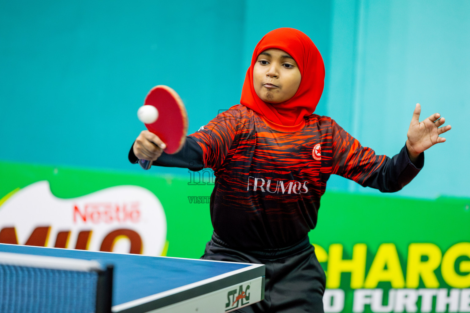 Day 5 of Interschool Table Tennis Tournament 2025 held at Male' TT Hall, Male', Maldives on Monday, 19th May 2025.
Photos By: Ismail Thoriq / images.mv