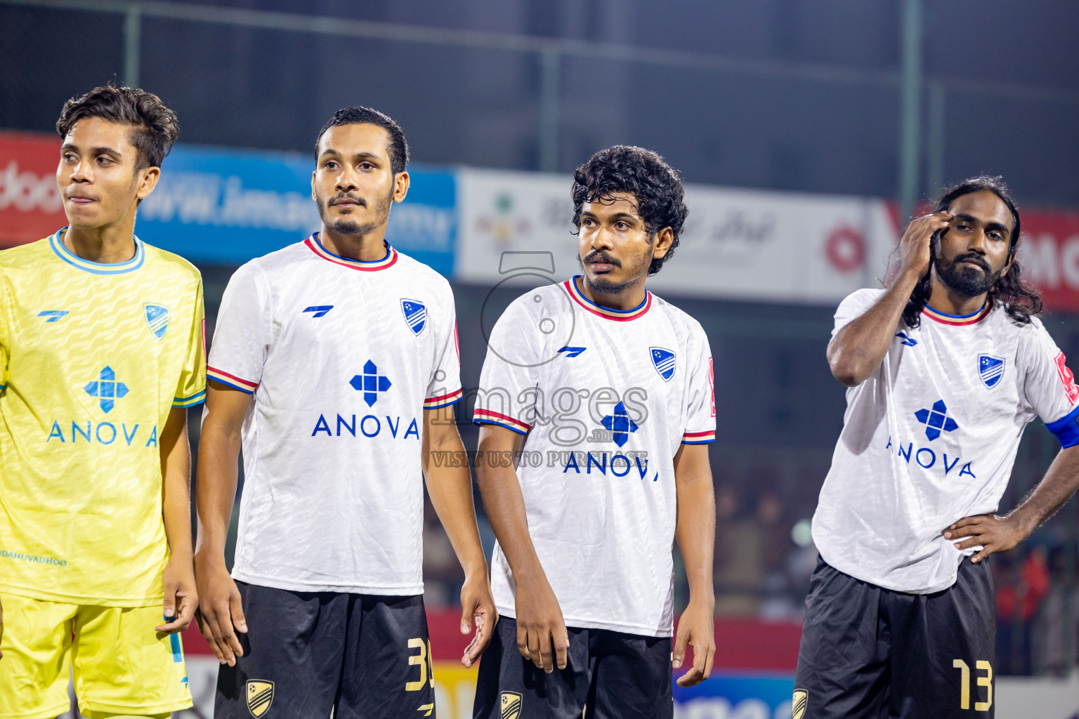 DH Maaenboodhoo vs DH Kudahuvadhoo in Dhaalu Atoll Finals in Day 25 of Golden Futsal Challenge 2025 was held on Wednesday , 28th January 2025, in Hulhumale', Maldives. Photos: Nausham Waheed / images.mv