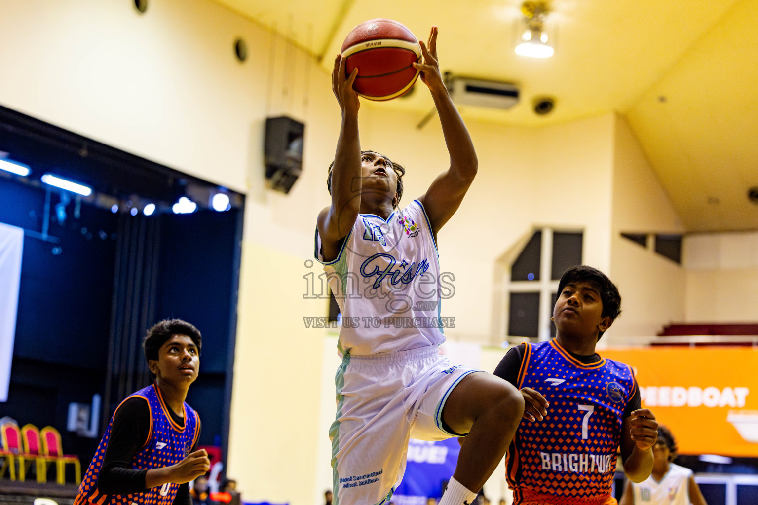 Finland International School vs Brightway International School in day 10 of Junior Championship 2024 was held in Social Center, Male', Maldives on Thursday, 21st November 2024. Photos: Nausham Waheed / images.mv