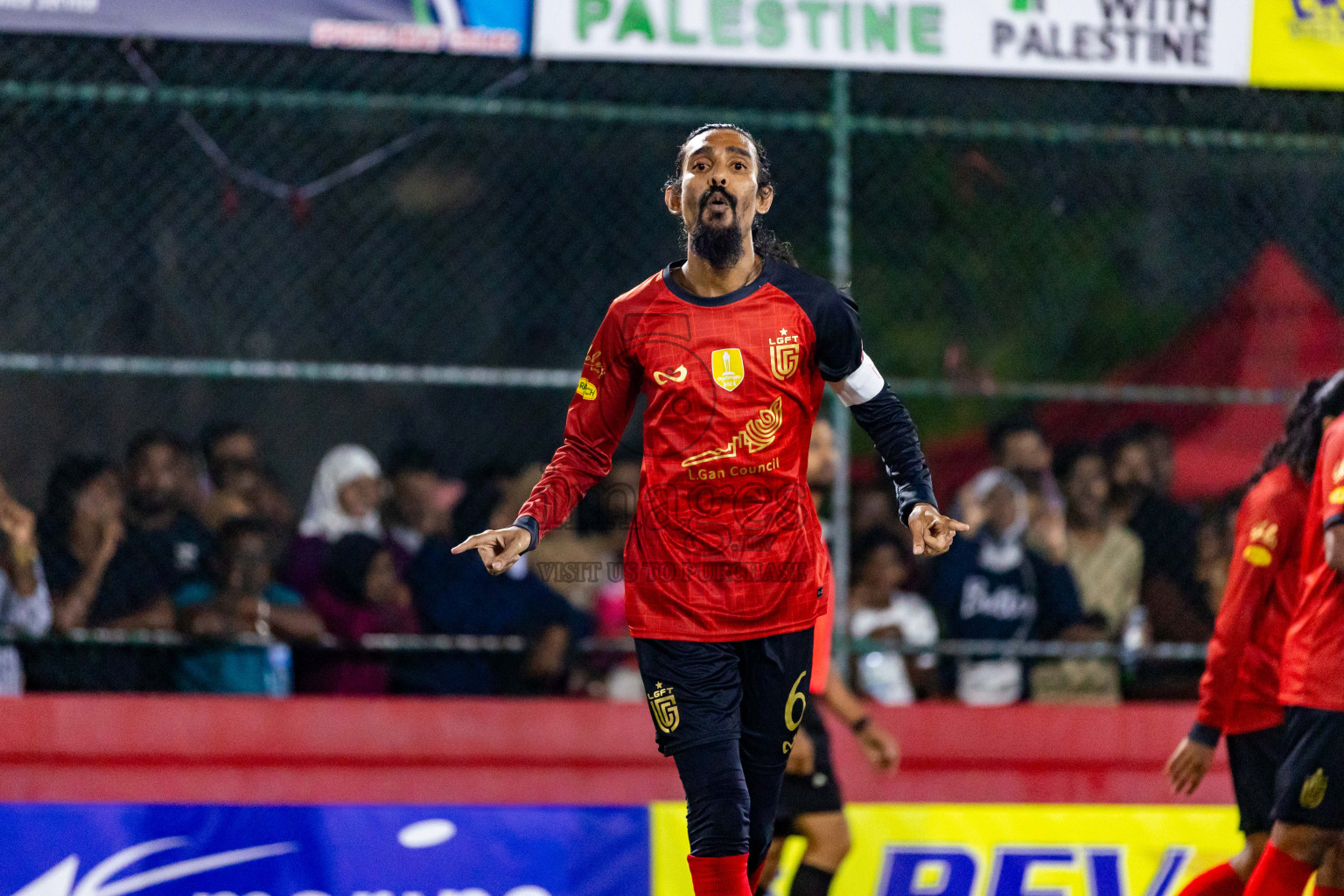 L Gan vs L Isdhoo in Day 28 of Golden Futsal Challenge 2024 was held on Sunday , 11th February 2024 in Hulhumale', Maldives Photos: Nausham Waheed / images.mv