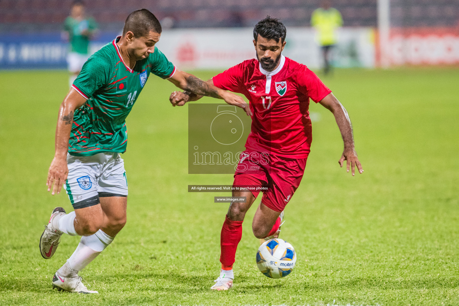 Maldives vs Bangladesh Friendly Match 24 Mar 2022 at Galolhu Rasmee Stadium Malé photos by Nausham Waheed