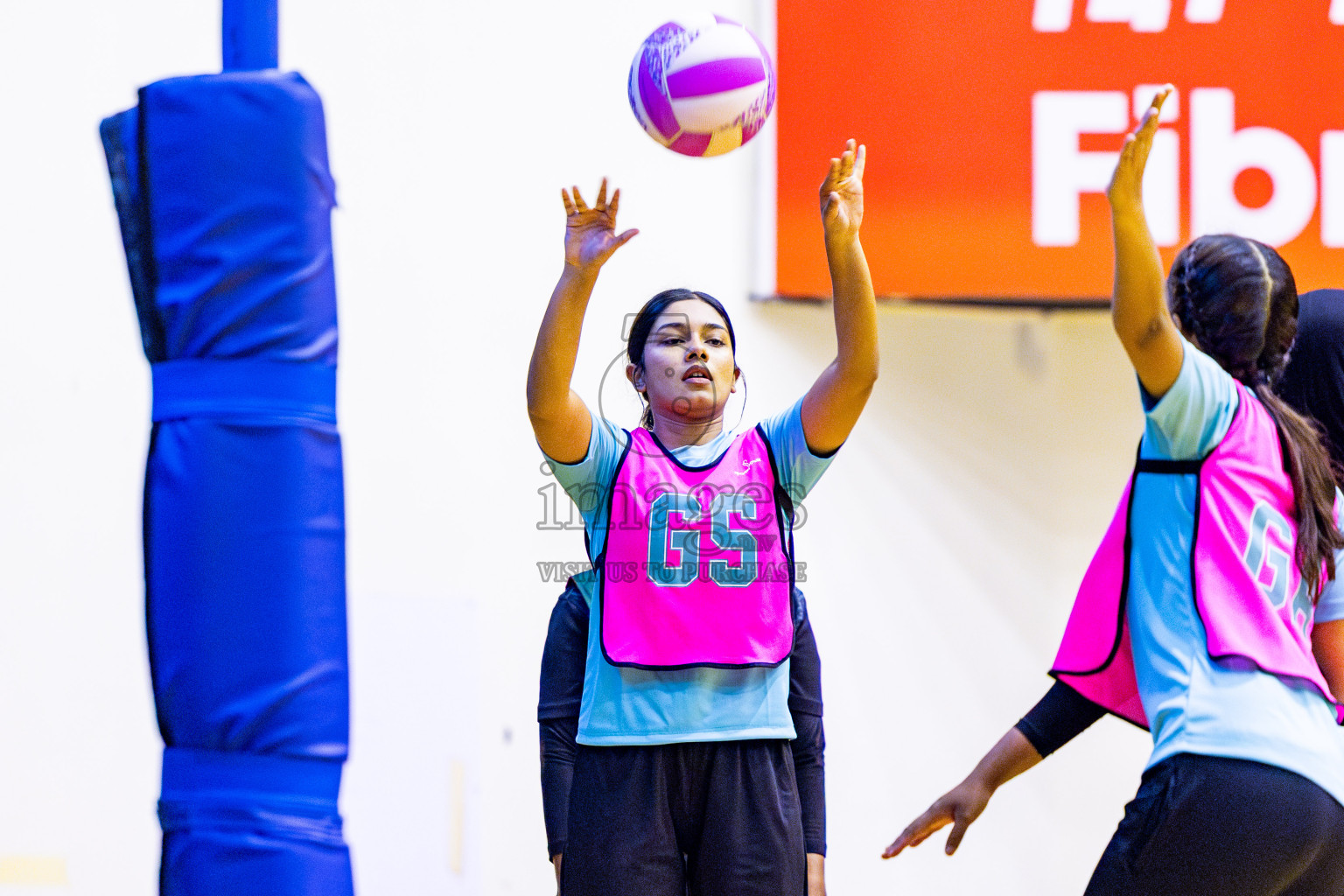 Xenith Sports Club vs MV Netters in Day 10 of National Netball Tournament 2025 held in Social Center at Male', Maldives on Tuesday, 27th May 2025. Photos: Nausham Waheed / images.mv