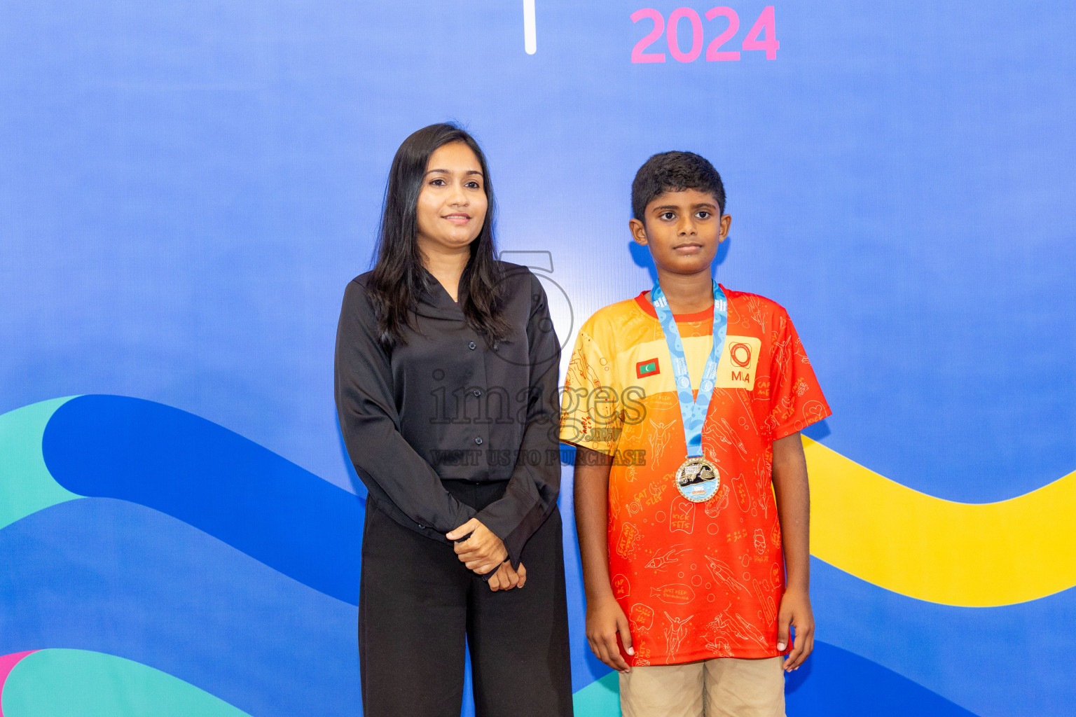 Closing of BML 5th National Swimming Kids Festival 2024 held in Hulhumale', Maldives on Saturday, 23rd November 2024.
Photos: Ismail Thoriq / images.mv