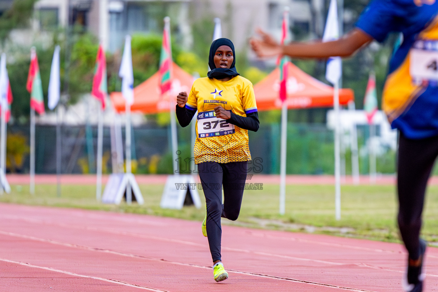 Day 3 of MWSC Interschool Athletics Championships 2024 held in Hulhumale Running Track, Hulhumale, Maldives on Monday, 11th November 2024. Photos by: Nausham Waheed / Images.mv