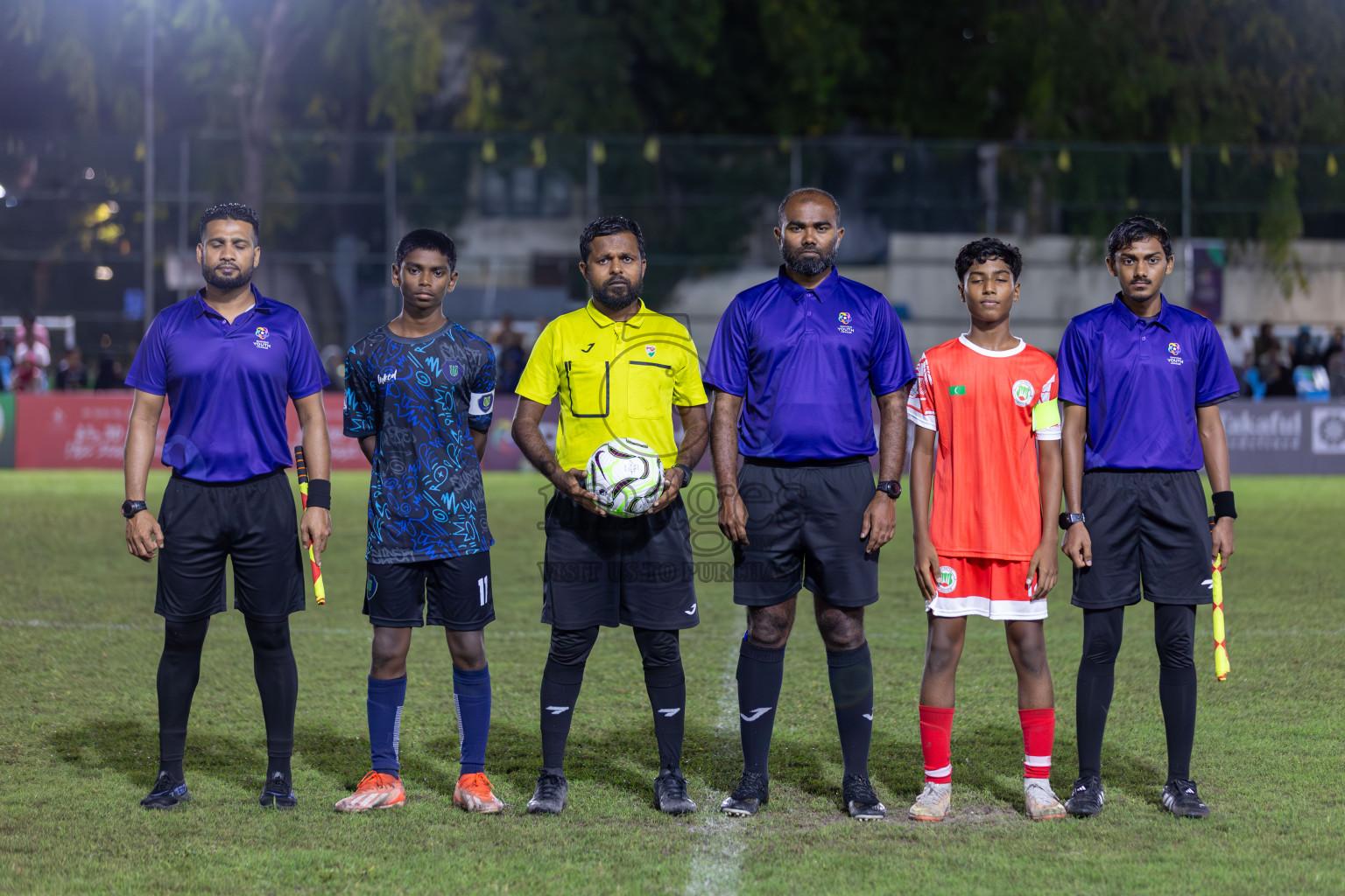 SUS vs Huriyya (U14) in Dhivehi Youth League 2024 - Day 2. Matches held at Henveiru Stadium on 22nd November 2024 , Friday. Photos: Shuu Abdul Sattar/ Images.mv