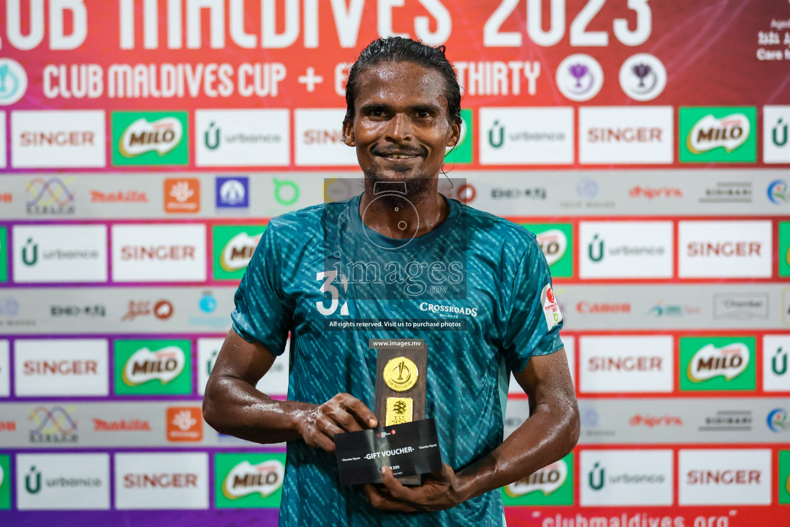 Medianet vs Crossroads Maldives in Club Maldives Cup 2023 held in Hulhumale, Maldives, on Tuesday, 18th July 2023 Photos: Nausham Waheed / images.mv