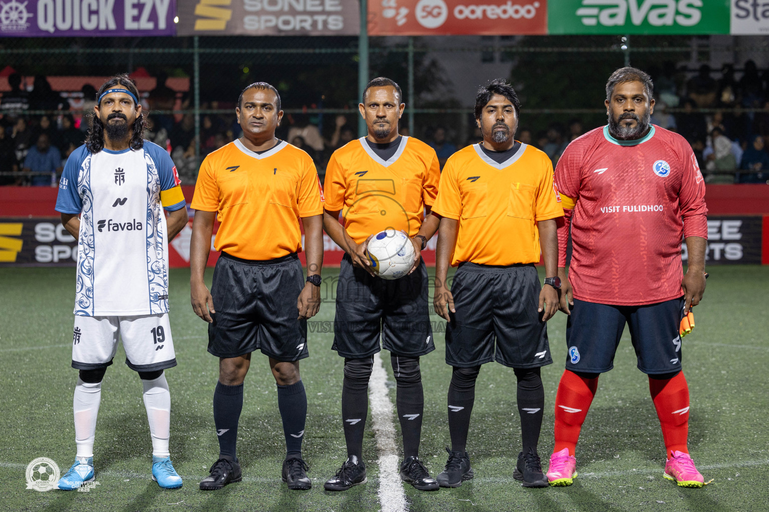 V. Fulidhoo vs V. Felidhoo in Day 12 of Golden Futsal Challenge 2025 was held on Thursday, 16th January 2025, in Hulhumale', Maldives Photos: Mohamed Mahfooz Moosa / images.mv