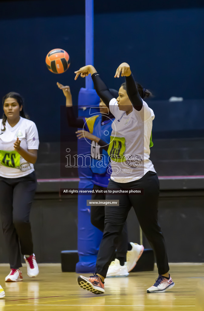 Club Green Streets vs KYRS in the Milo National Netball Tournament 2022 on 21 July 2022, held in Social Center, Male', Maldives. Photographer: Shuu / Images.mv