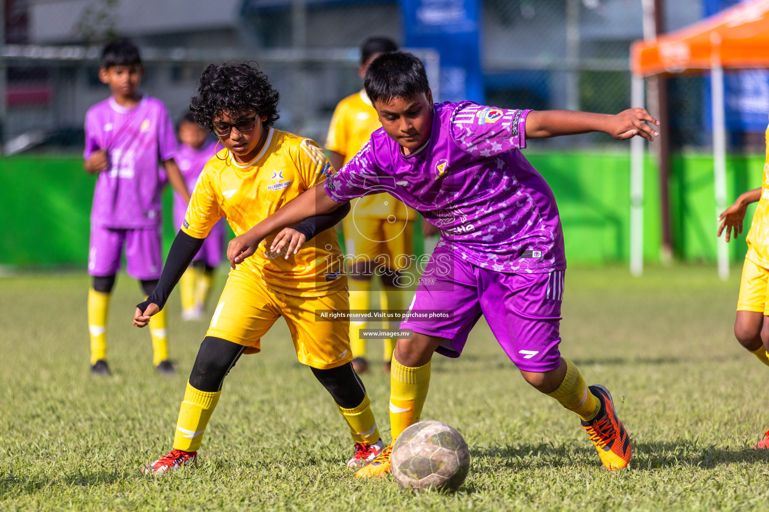 Day 2 of Nestle kids football fiesta, held in Henveyru Football Stadium, Male', Maldives on Thursday, 12th October 2023 Photos: Ismail Thoriq / Images.mv