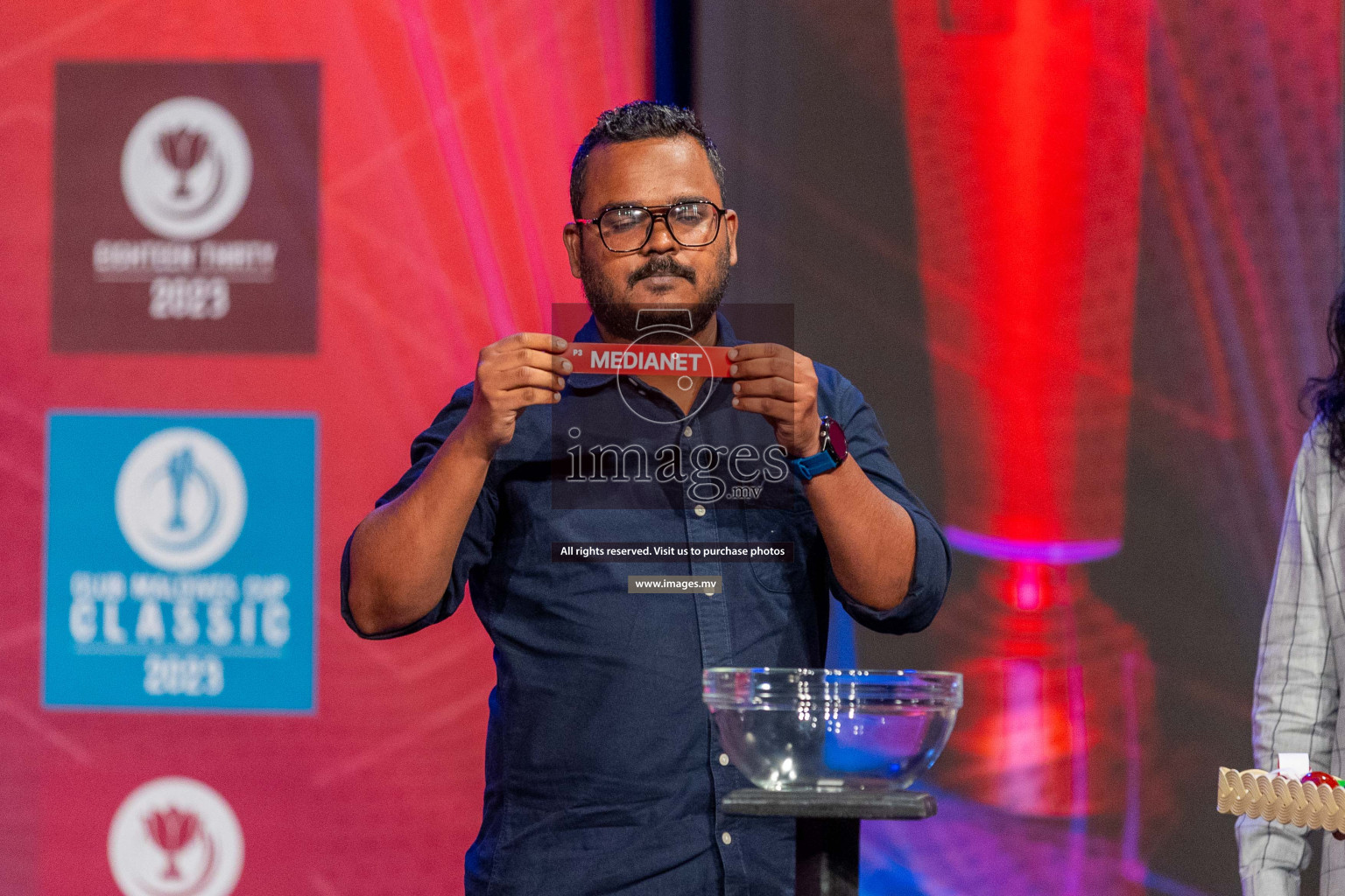 Draw ceremony of Club Maldives 2023 was held on Thursday, 6th July 2023 at PSM Studio in Male', Maldives.  Photos: Ismail Thoriq / images.mv