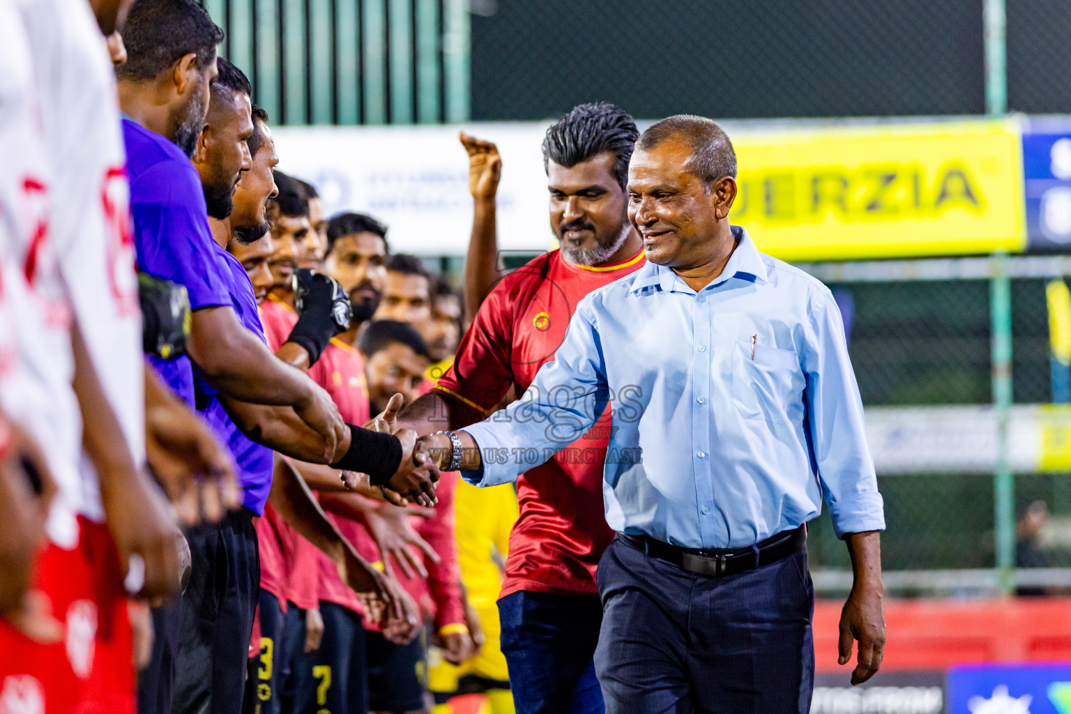 Dh Kudahuvadhoo vs Dh Maaenboodhoo in Day 24 of Golden Futsal Challenge 2024 was held on Wednesday  , 7th February 2024 in Hulhumale', Maldives Photos: Nausham Waheed / images.mv