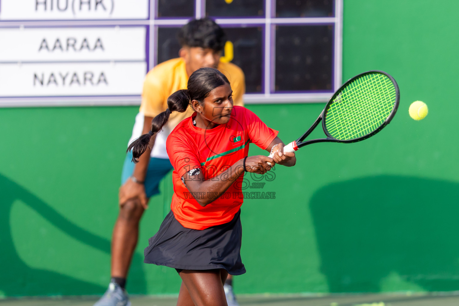 Day 4 of ATF Maldives Junior Open Tennis was held in Male' Tennis Court, Male', Maldives on Thursday, 12th December 2024. Photos: Nausham Waheed/ images.mv