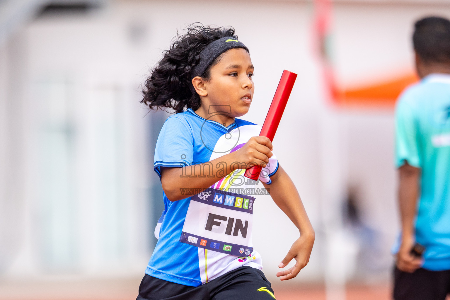 Day 5 of MWSC Interschool Athletics Championships 2024 held in Hulhumale Running Track, Hulhumale, Maldives on Wednesday, 13th November 2024. Photos by: Raif Yoosuf / Images.mv