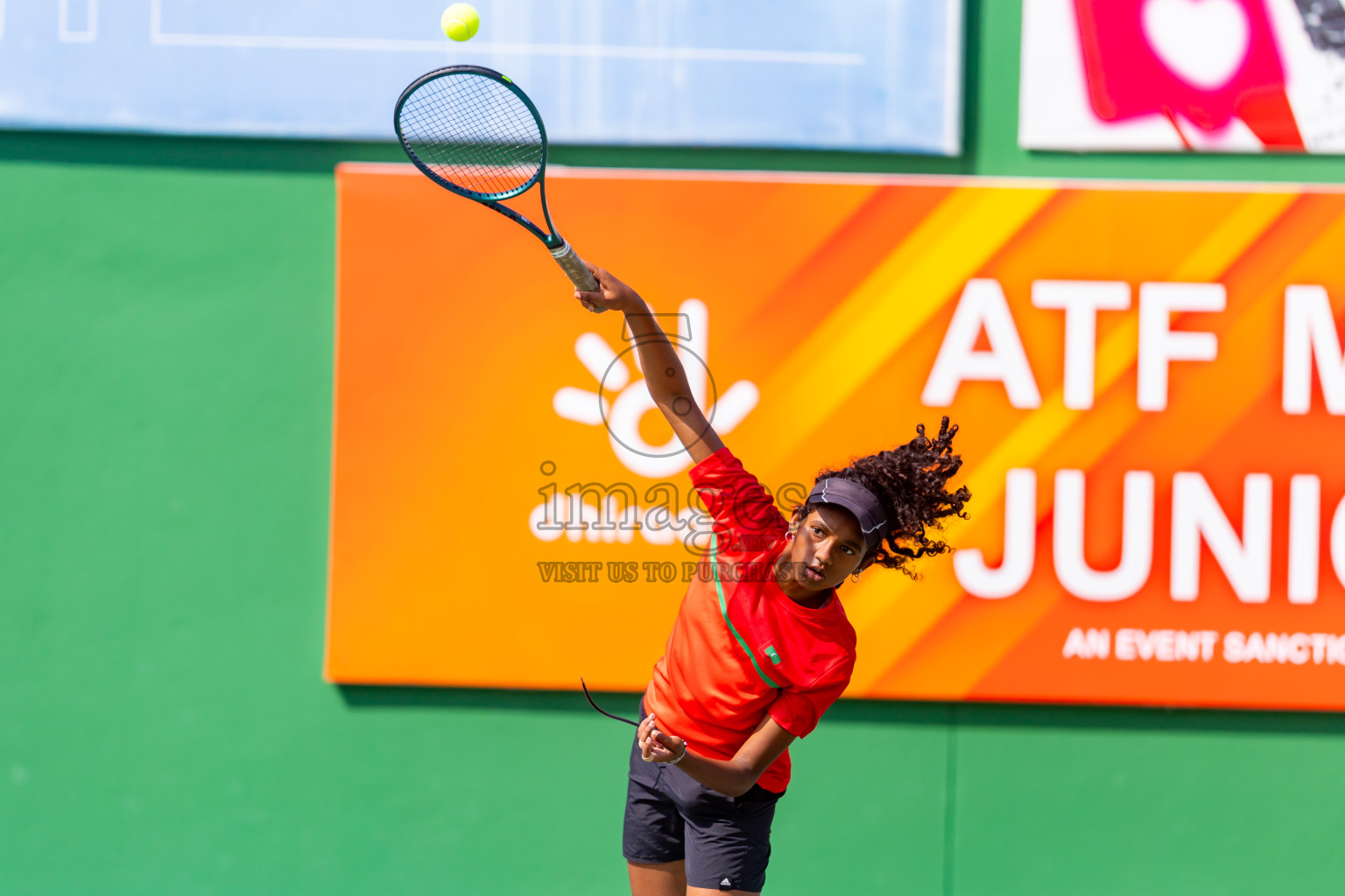 Day 2 of ATF Maldives Junior Open Tennis was held in Male' Tennis Court, Male', Maldives on Tuesday, 10th December 2024. Photos: Nausham Waheed / images.mv