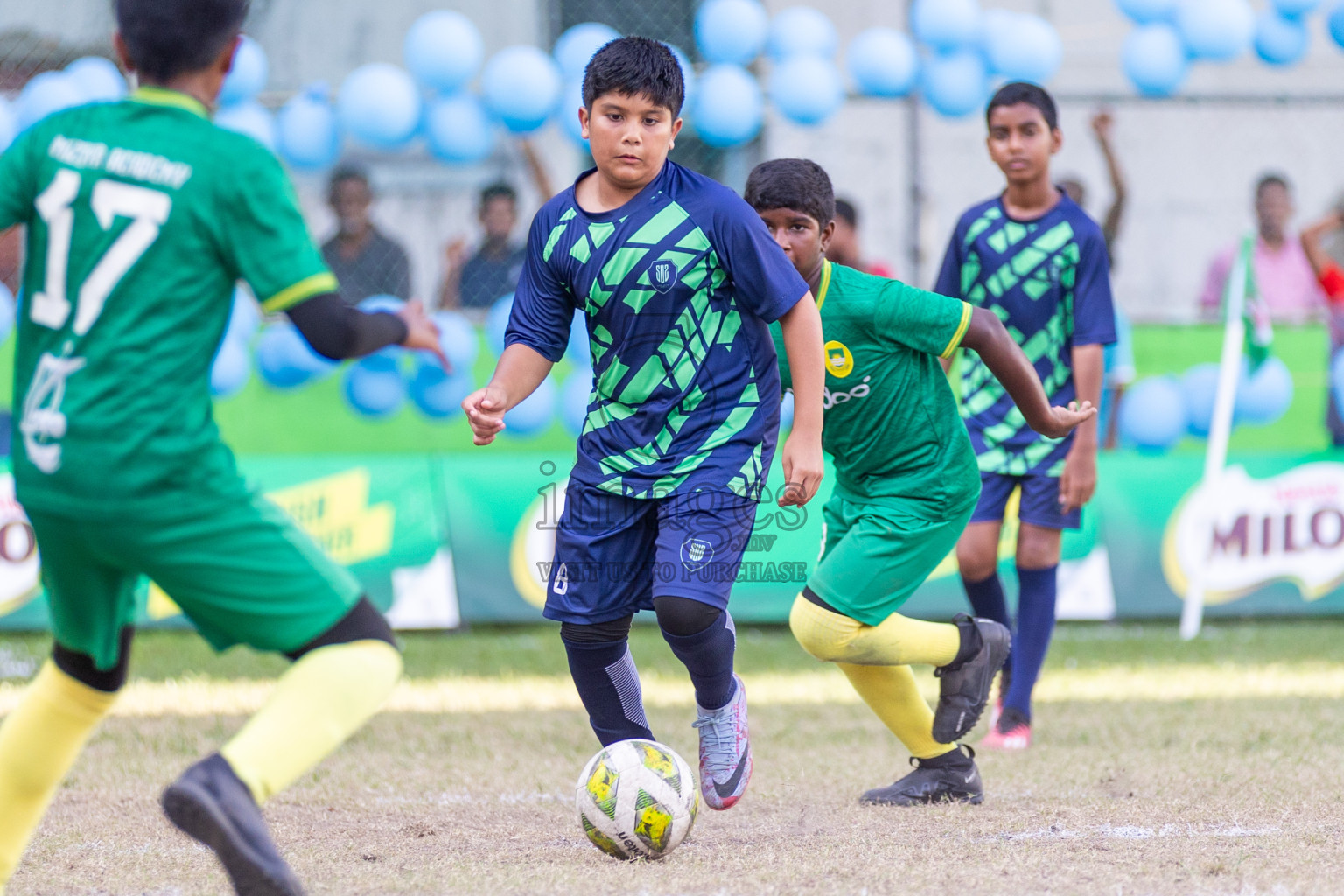 Final Day  of MILO Academy Championship 2024 - U12 was held at Henveiru Grounds in Male', Maldives on Thursday, 7th July 2024. Photos: Shuu Abdul Sattar / images.mv