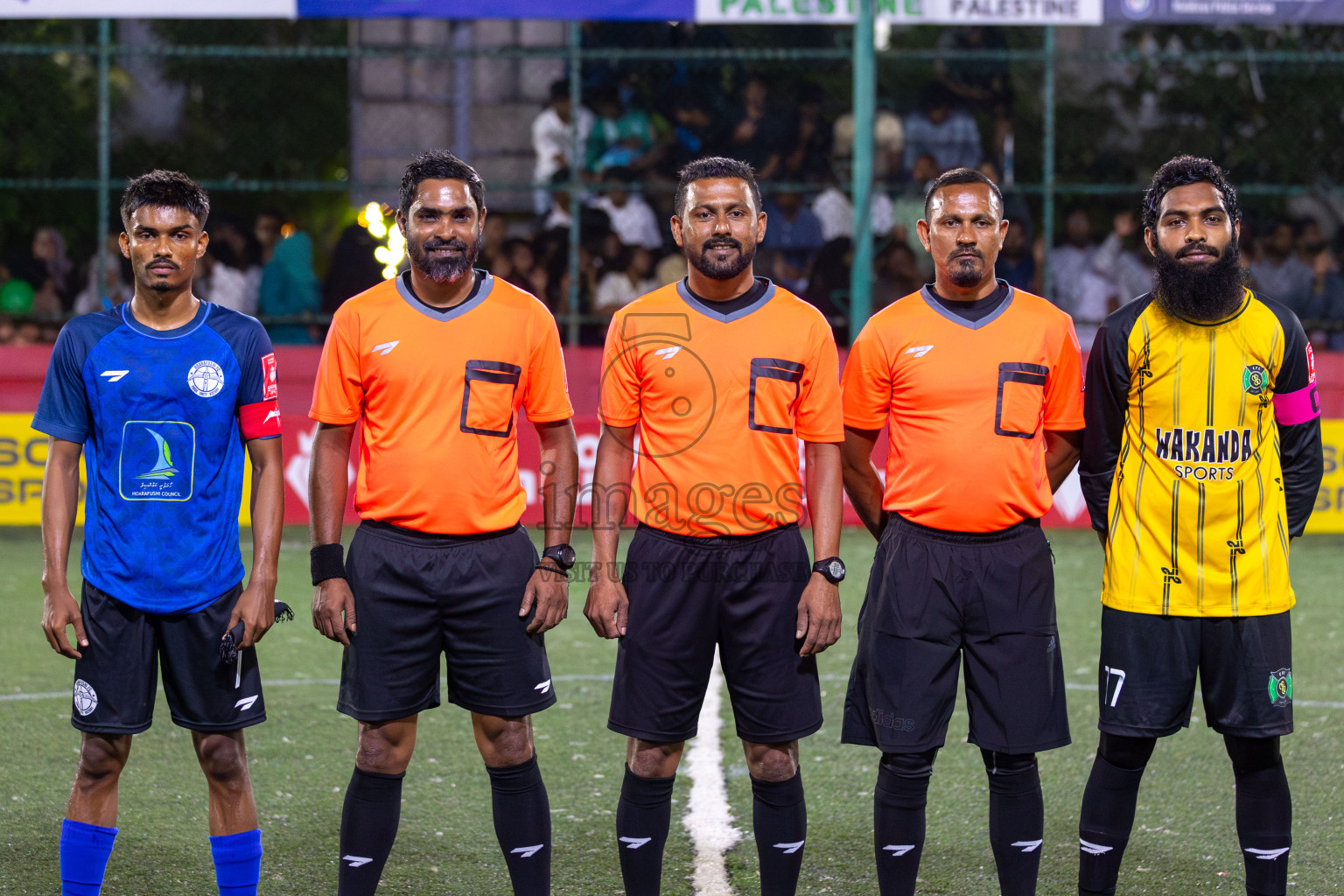 HA Vashafaru vs HA Hoarafushi in Day 5 of Golden Futsal Challenge 2024 was held on Friday, 19th January 2024, in Hulhumale', Maldives Photos: Mohamed Mahfooz Moosa / images.mv