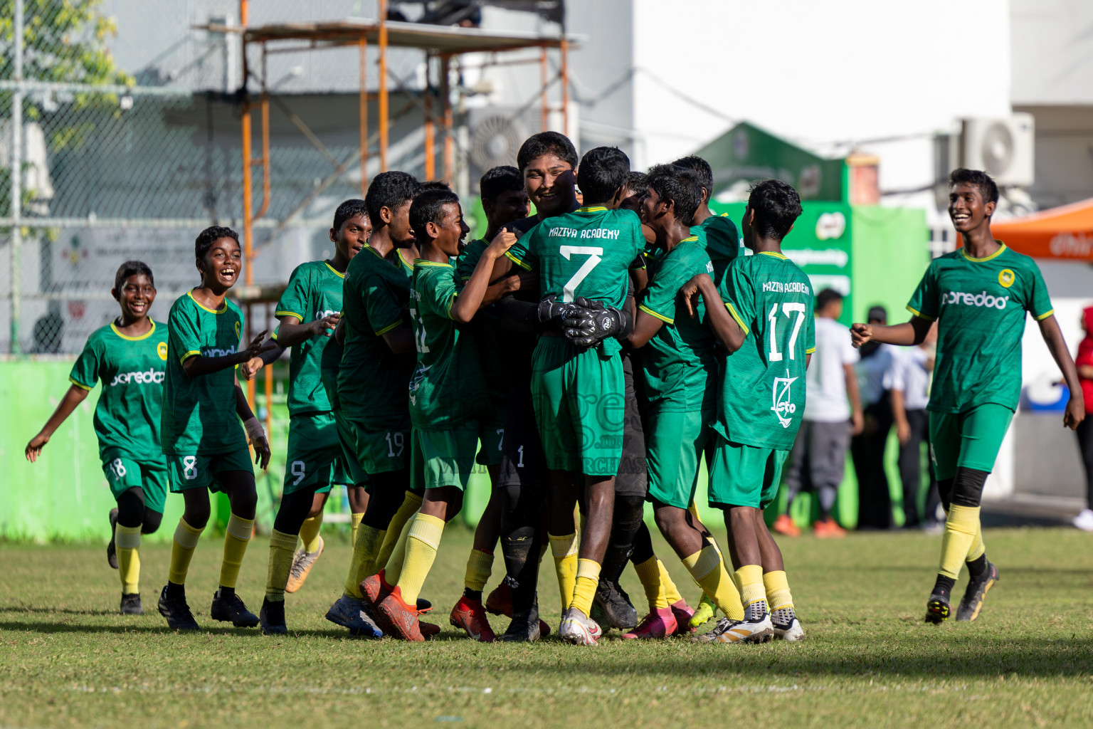 Day 4 of MILO Academy Championship 2024 (U-14) was held in Henveyru Stadium, Male', Maldives on Sunday, 3rd November 2024. 
Photos: Hassan Simah / Images.mv